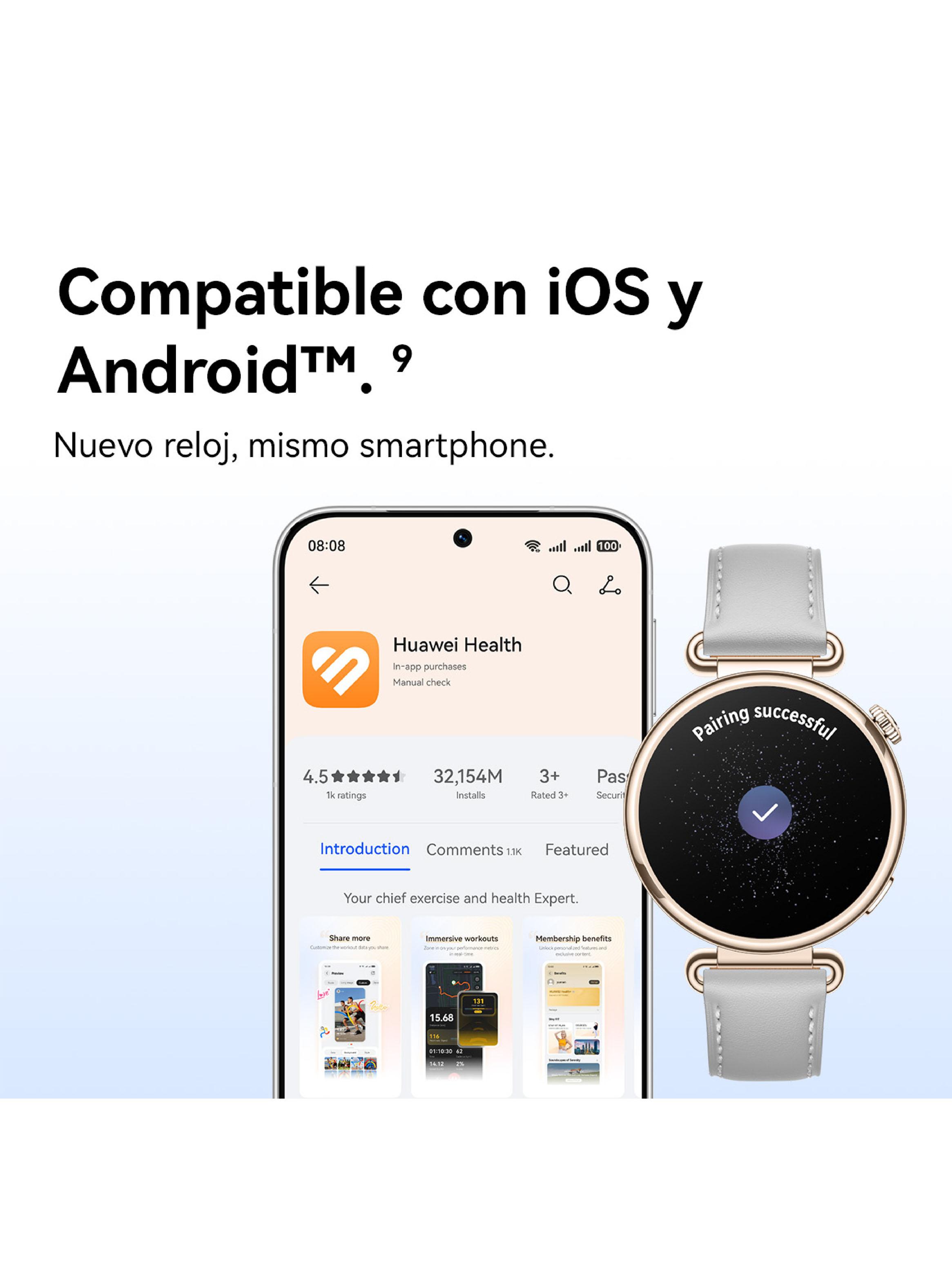 Smartwatch GT7 46 mm Azul-5