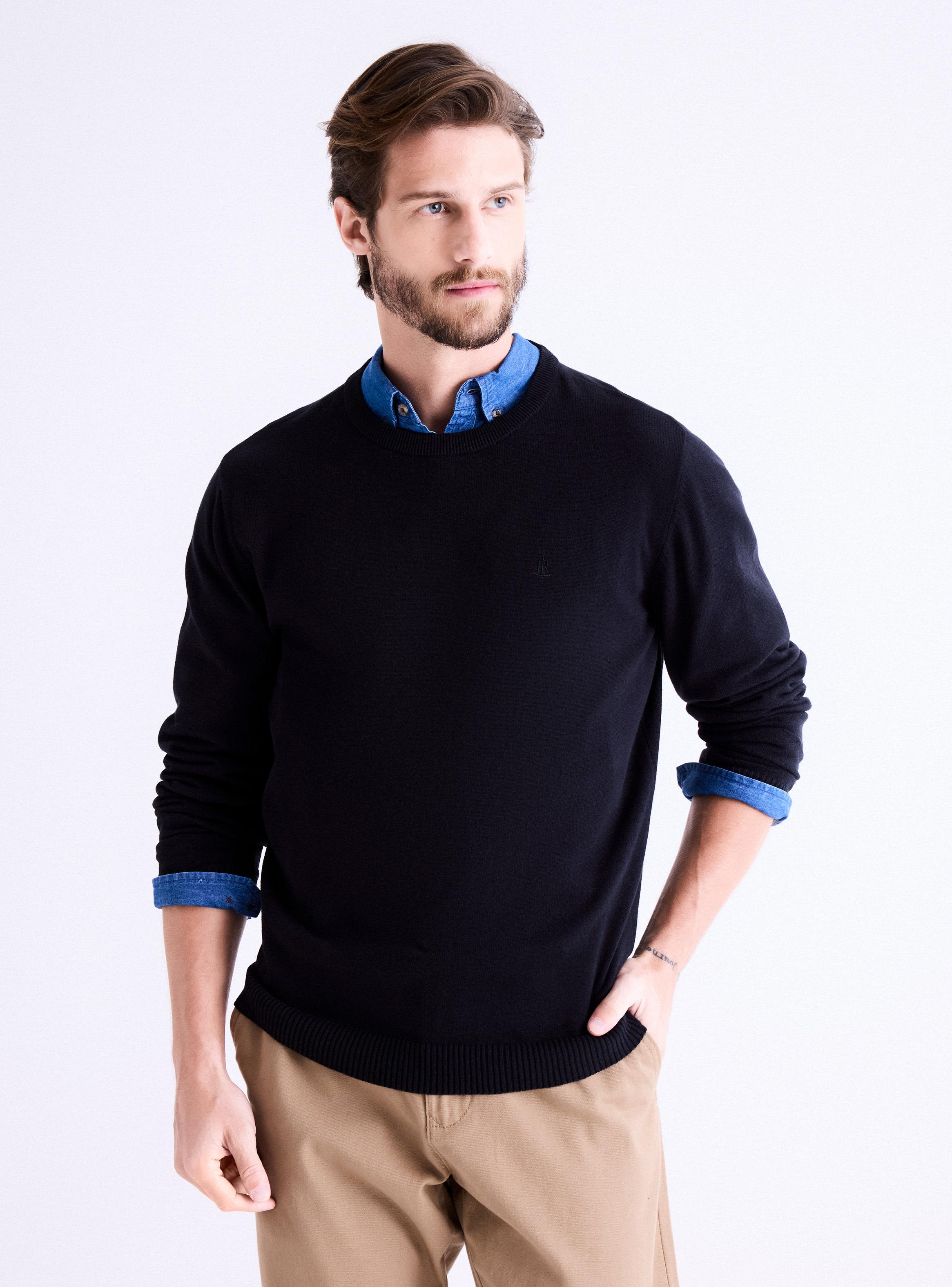 Sweater Cuello Redondo-0