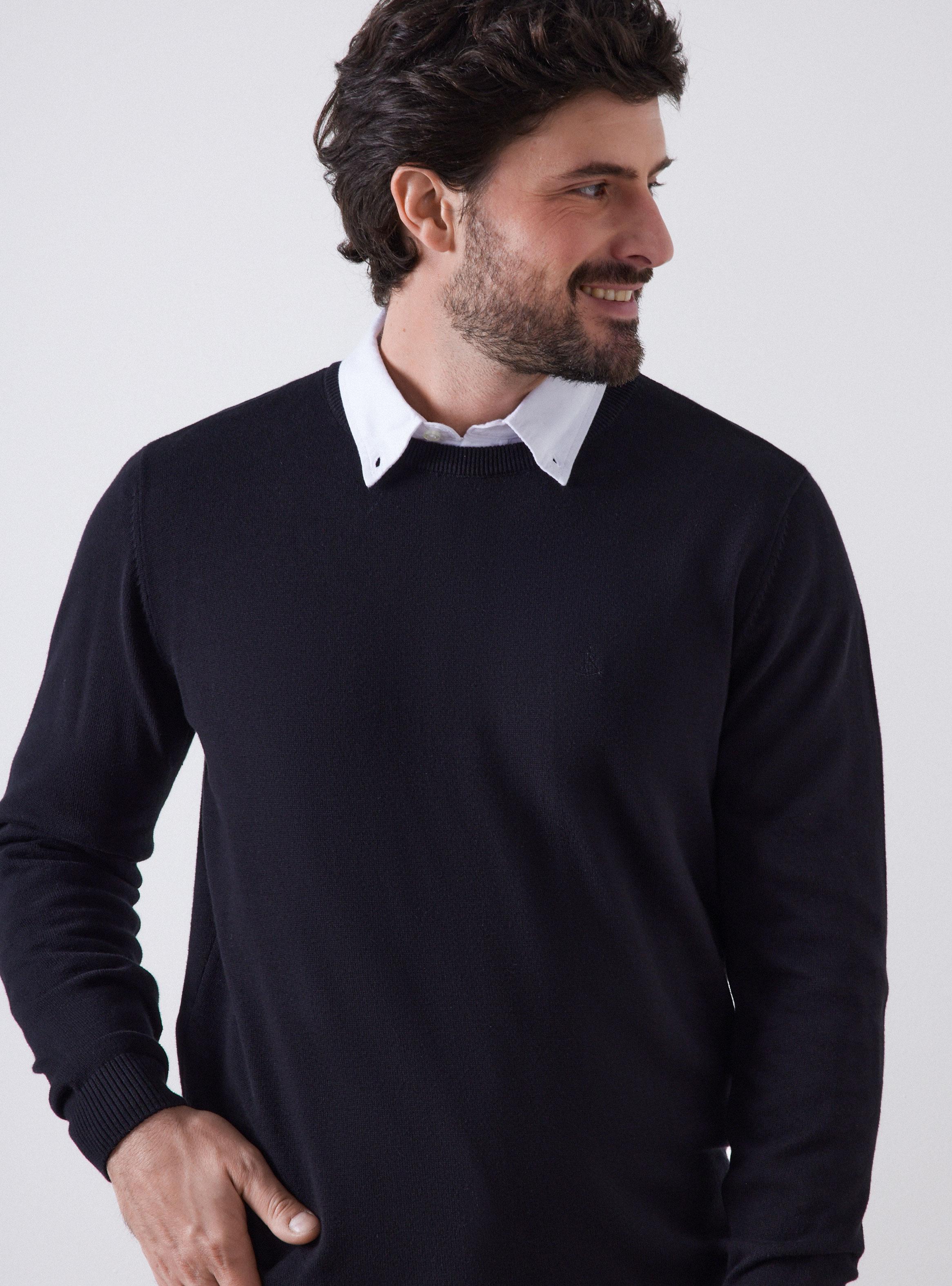 Sweater Básico Cuello Redondo-2