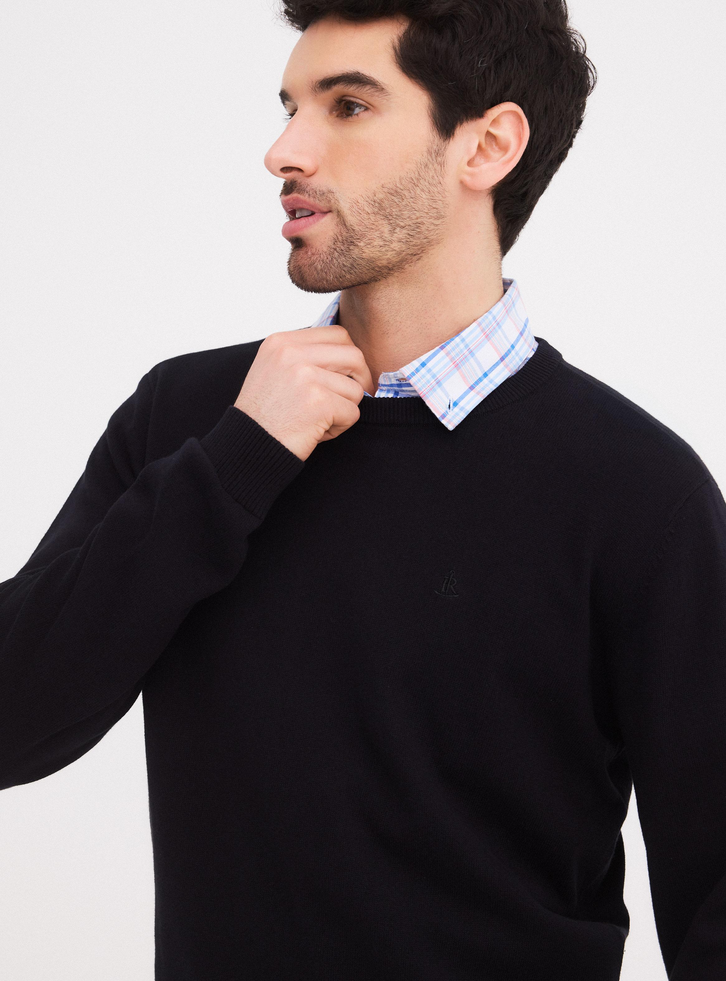 Sweater Básico Cuello Redondo-2