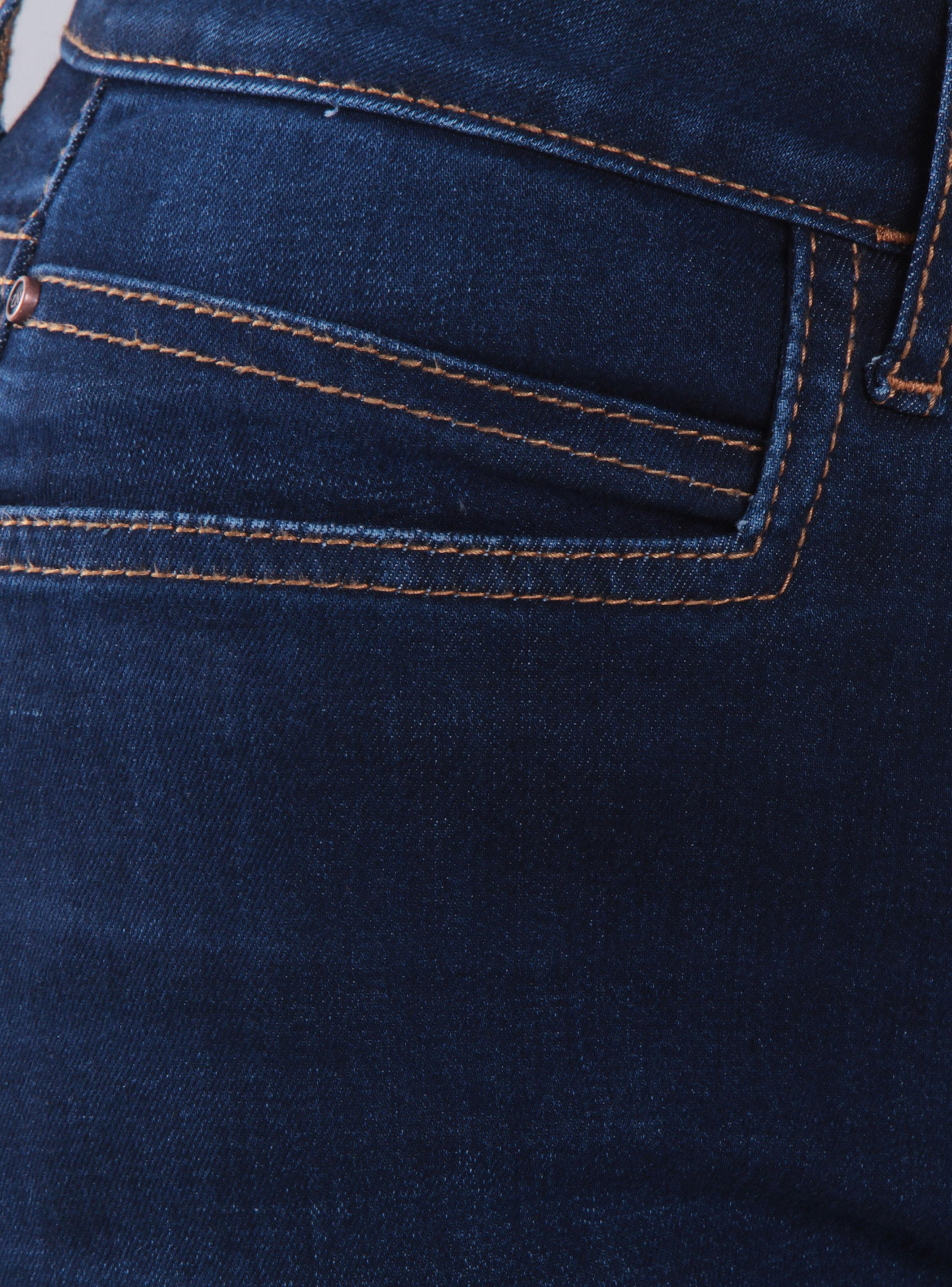 Jeans Recto Tiro Alto Pretina Básica 1 Botón-2