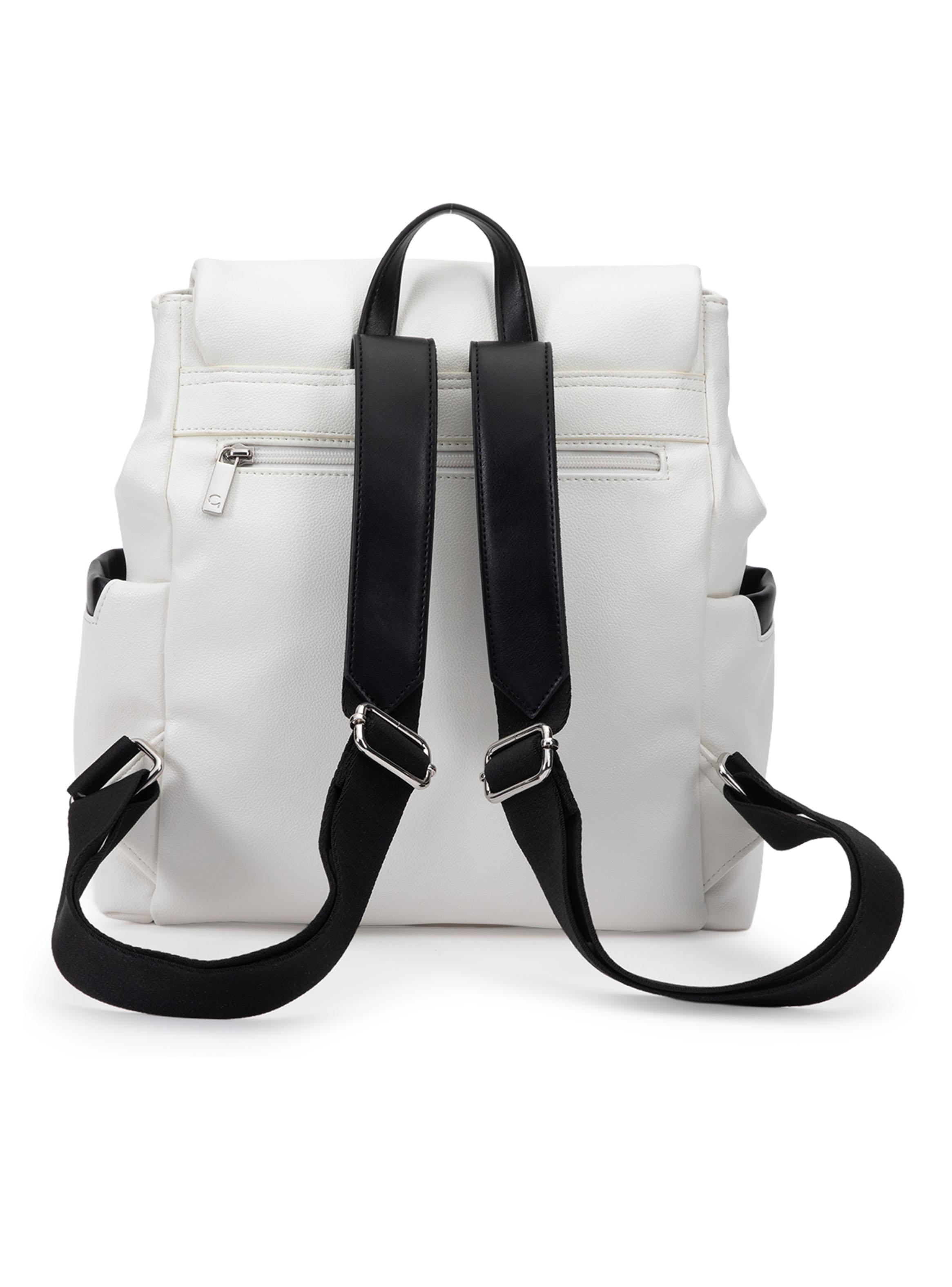 Mochila Urbana Sintético Blanco Grande-2