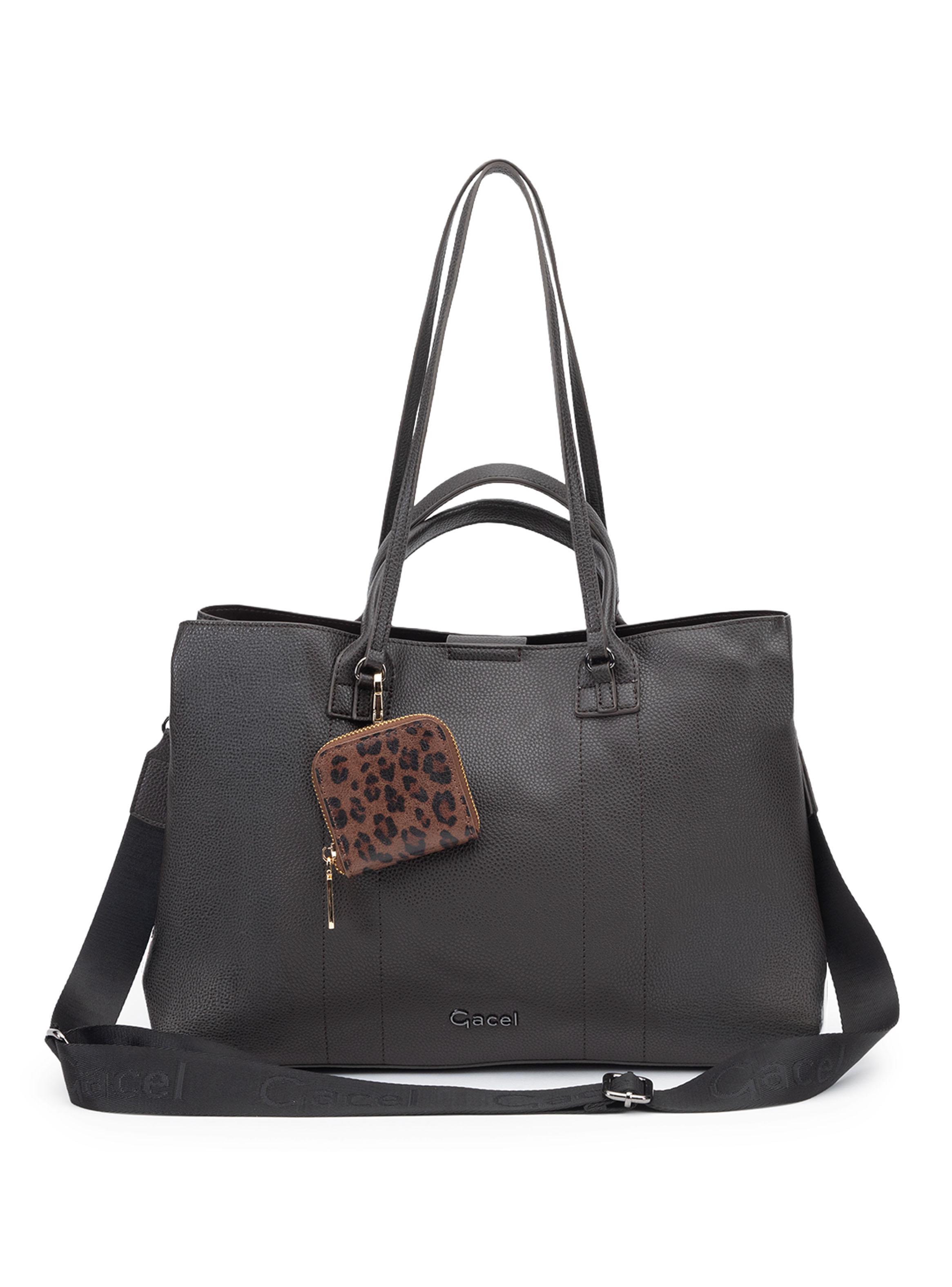 Cartera Shopping Notebook 13'' Sintético Chocolate-1