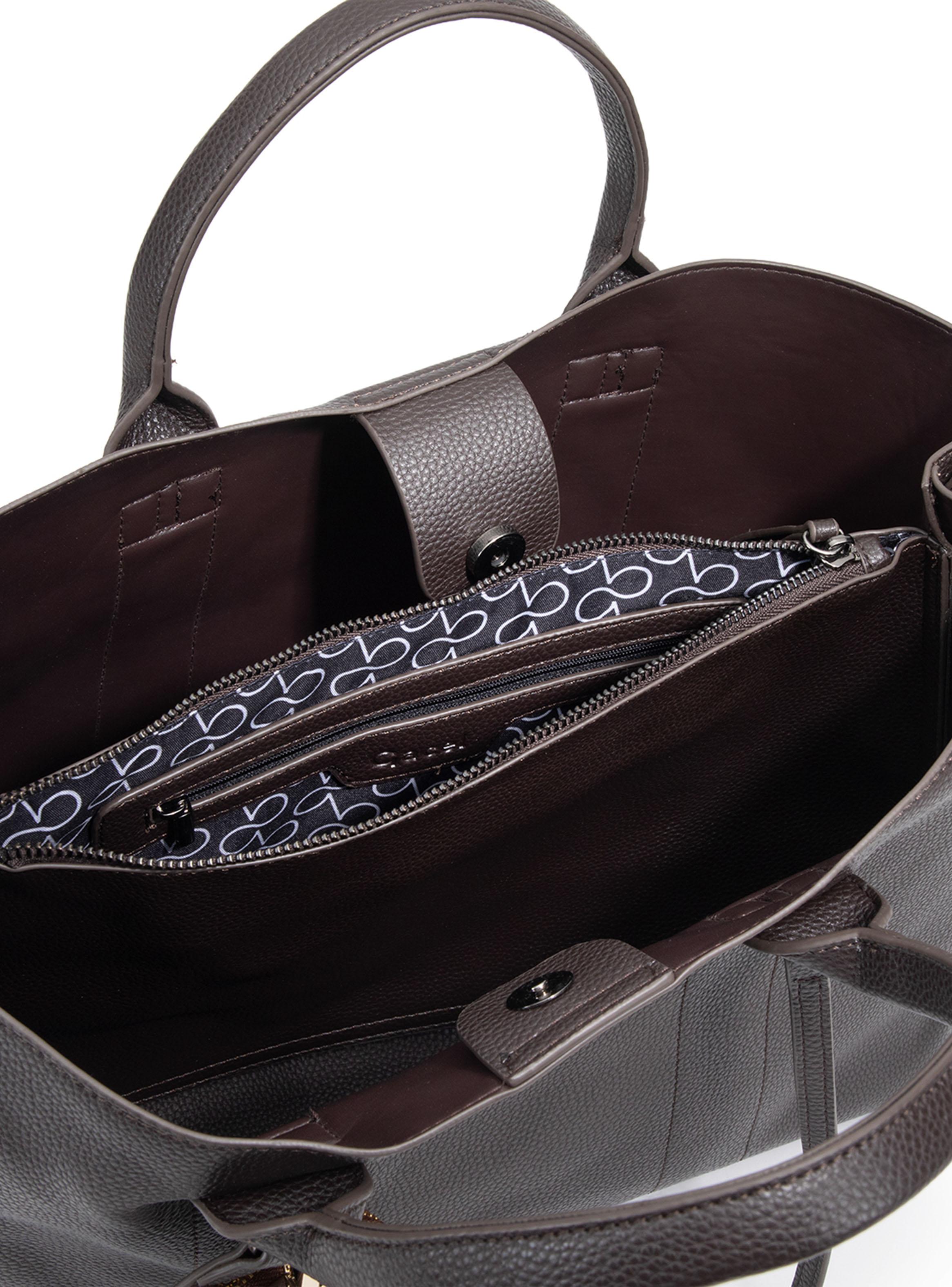 Cartera Shopping Notebook 13'' Sintético Chocolate-5
