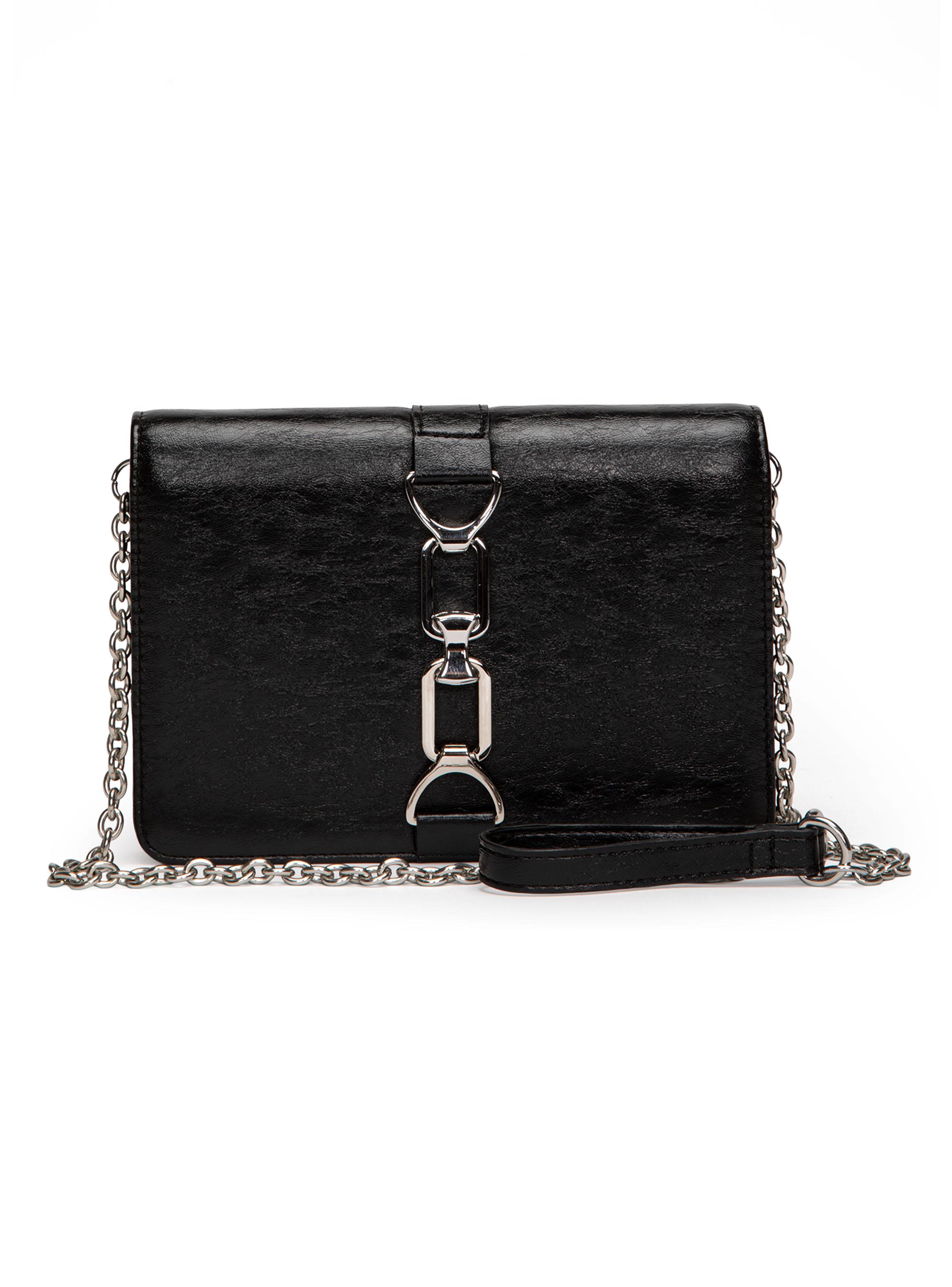 Cartera de Fiesta Clutch Sintético Negro-0