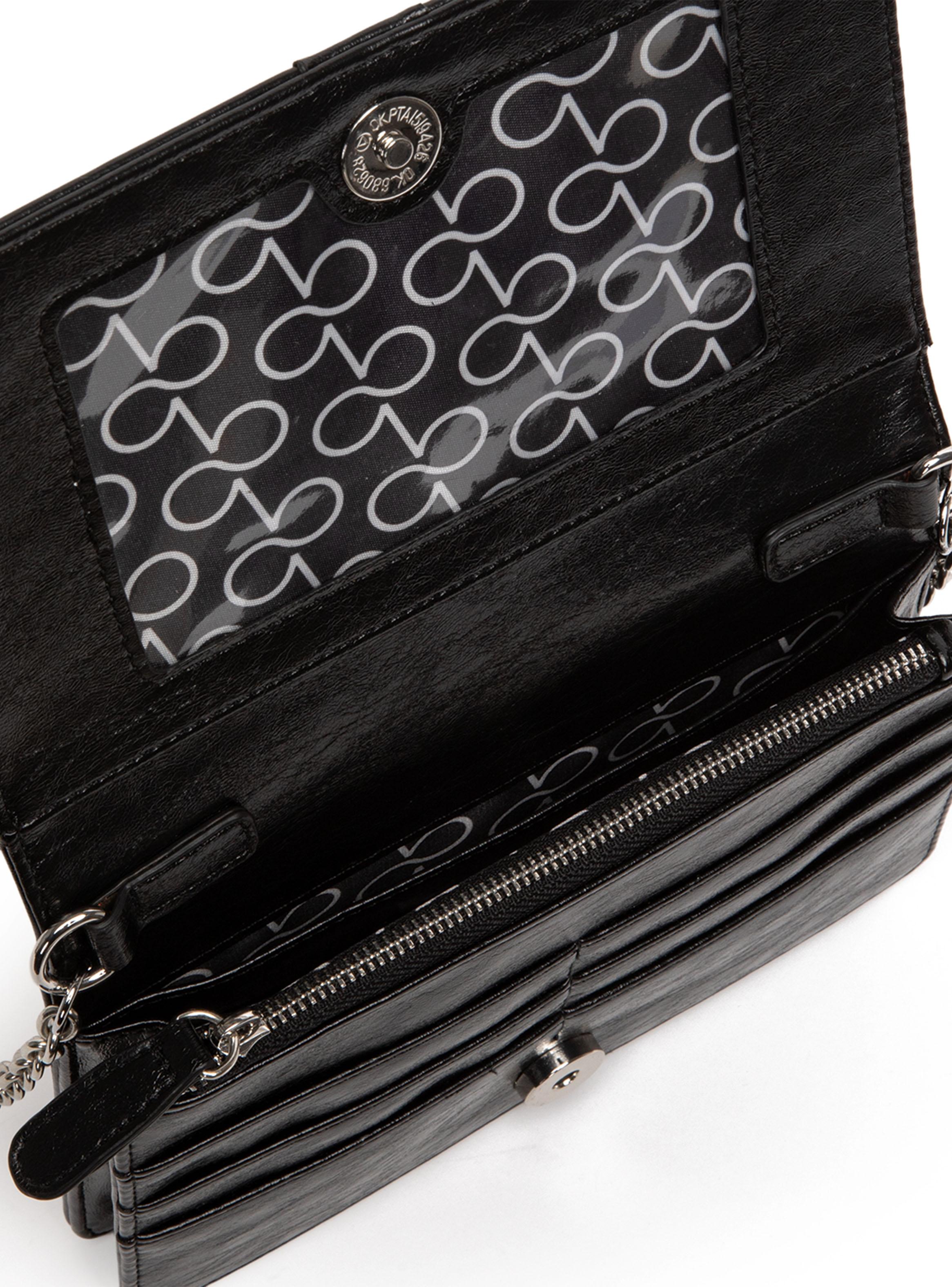 Cartera de Fiesta Clutch Sintético Negro-4