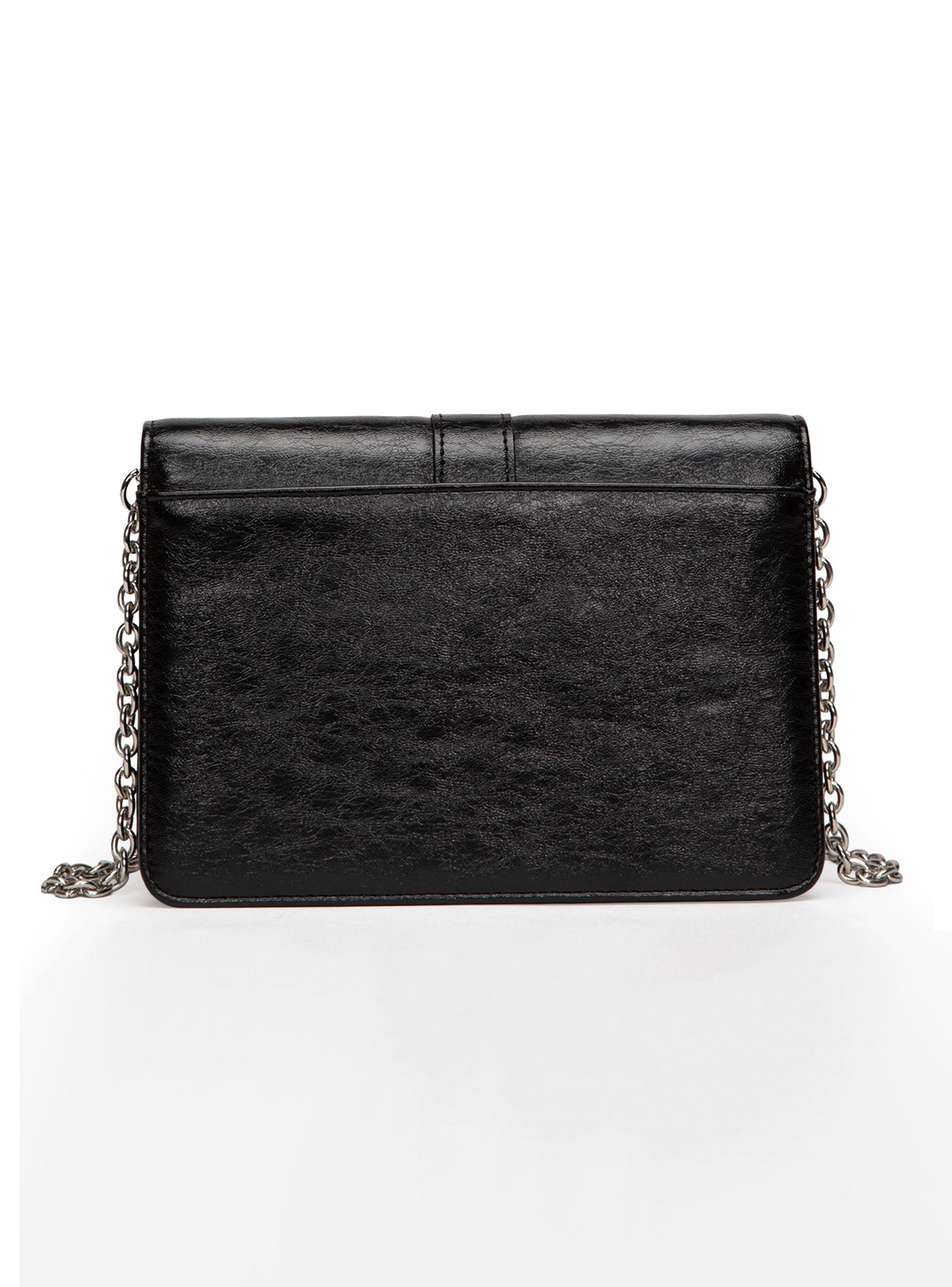 Cartera de Fiesta Clutch Sintético Negro-1