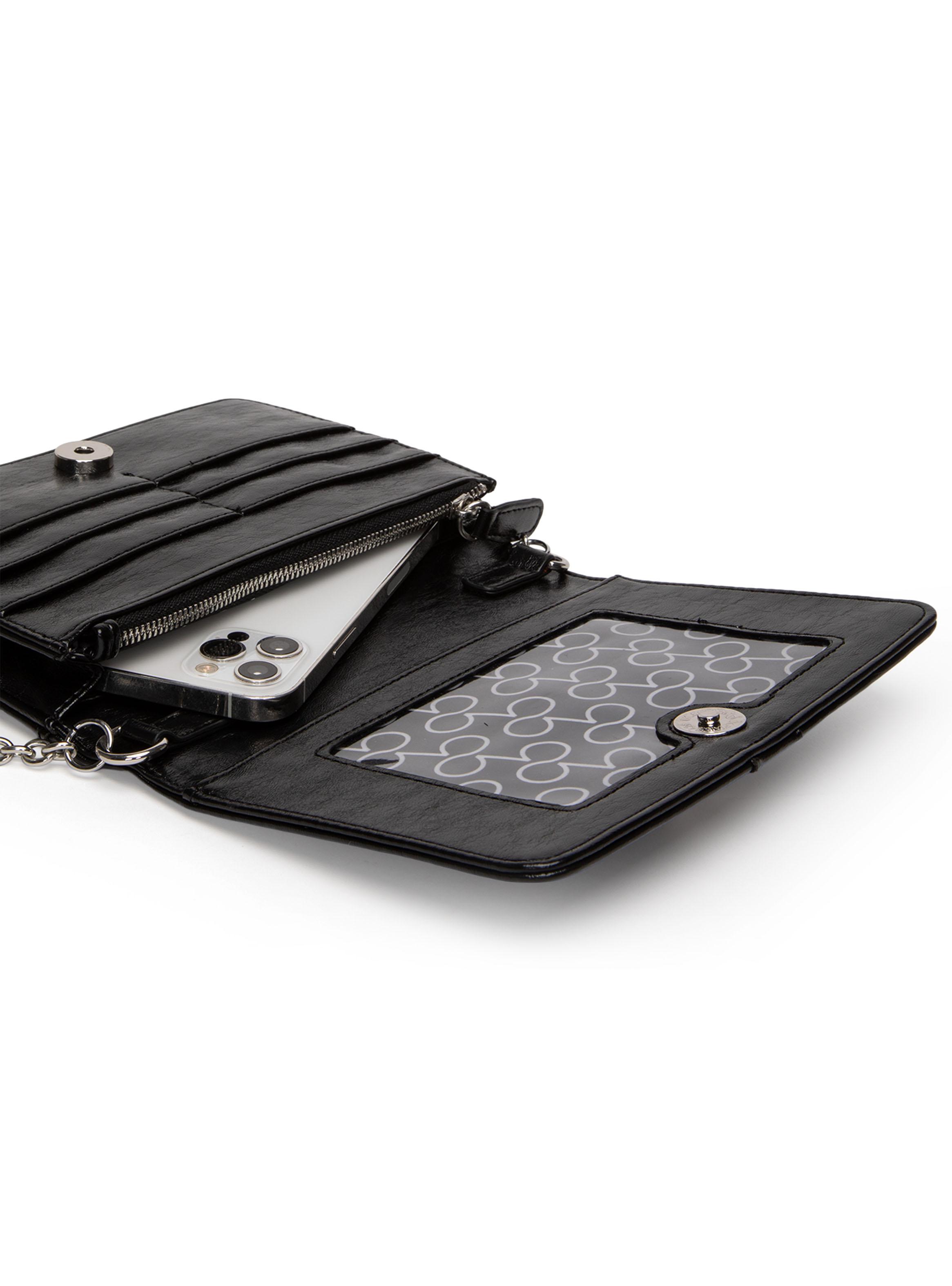 Cartera de Fiesta Clutch Sintético Negro-5