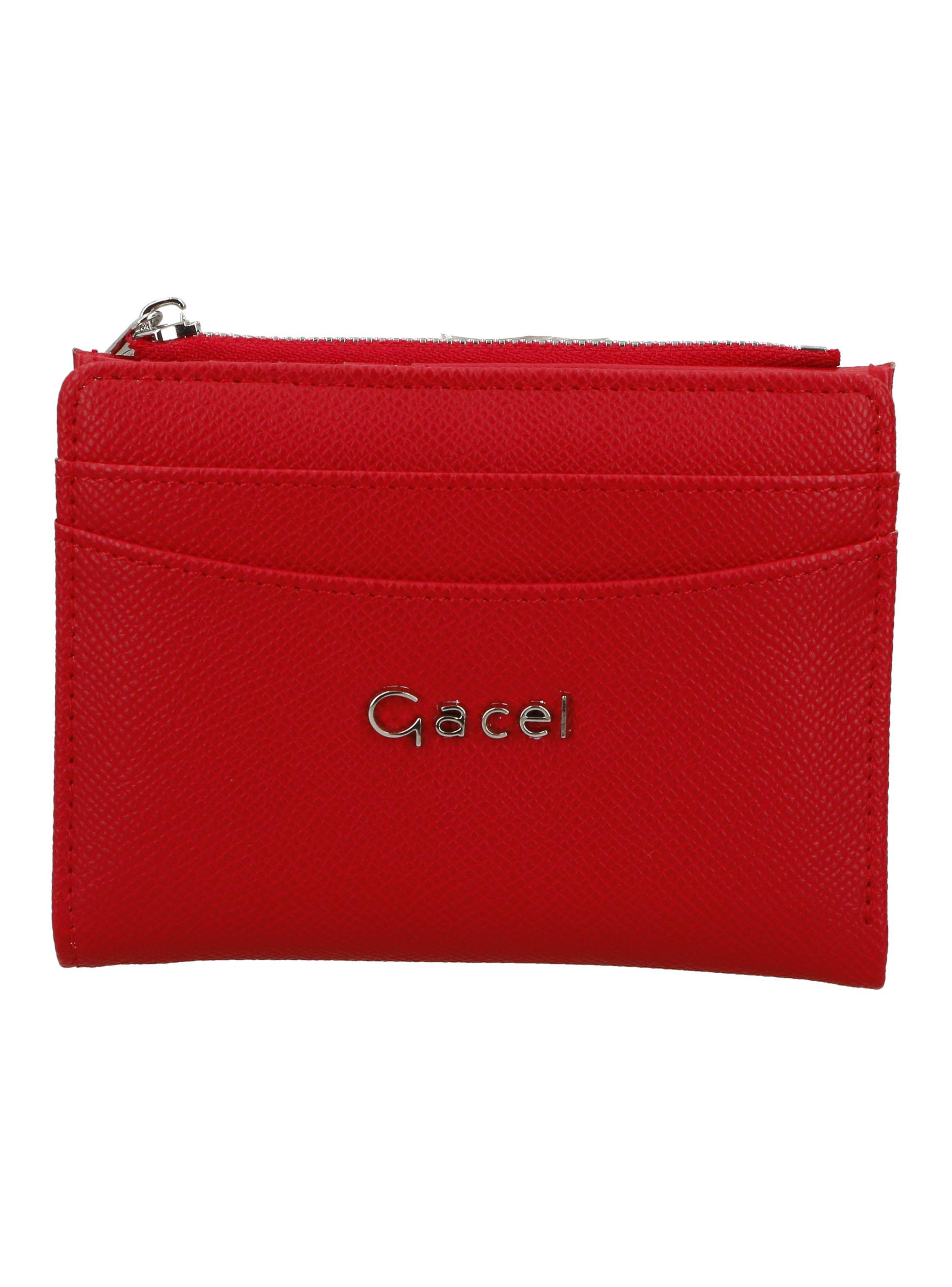Billetera Sintético Rojo Pequeña-0