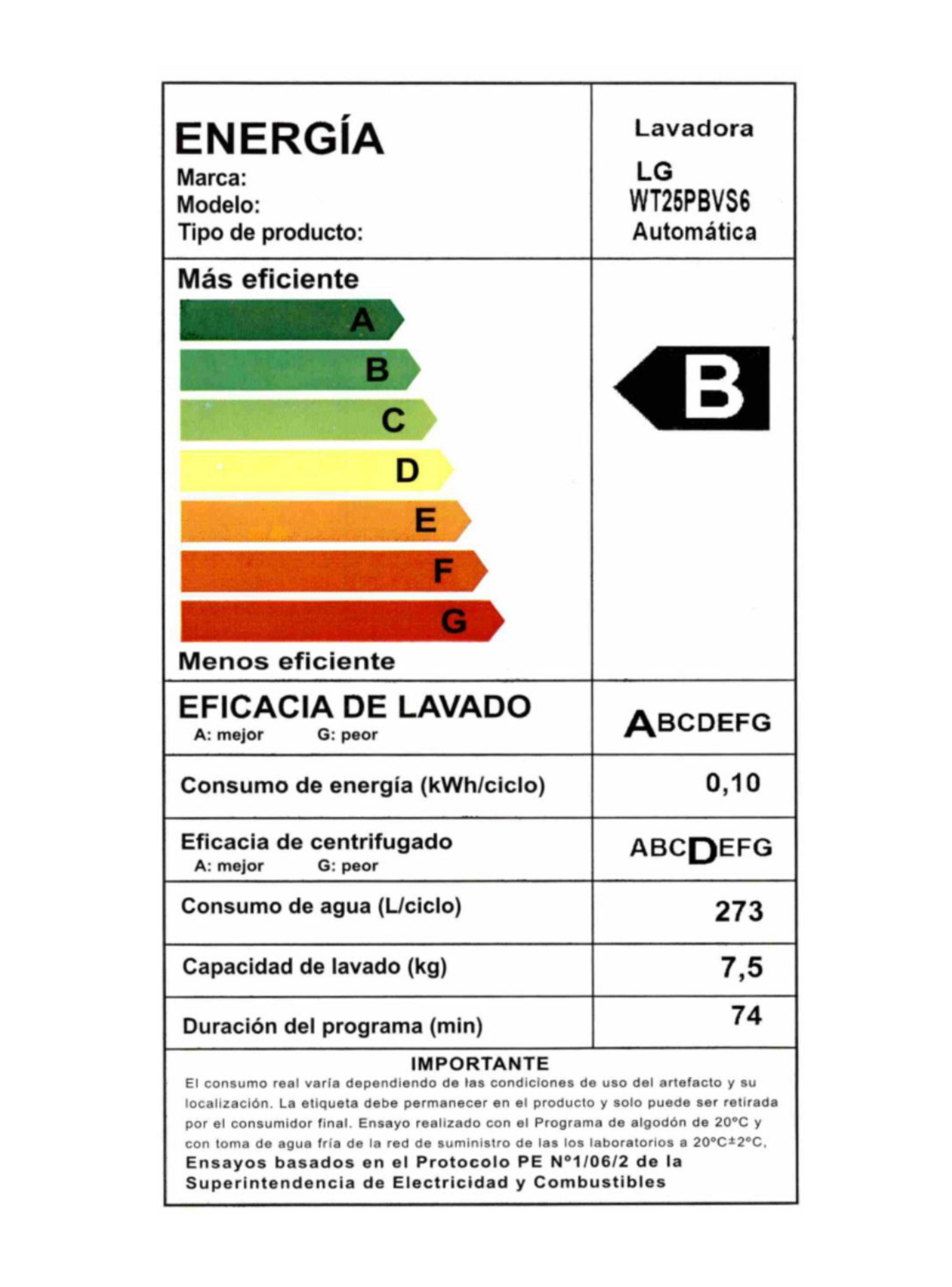 Lavadora Carga Superior 25 Kg WT25PBVS6 TurboWash-11
