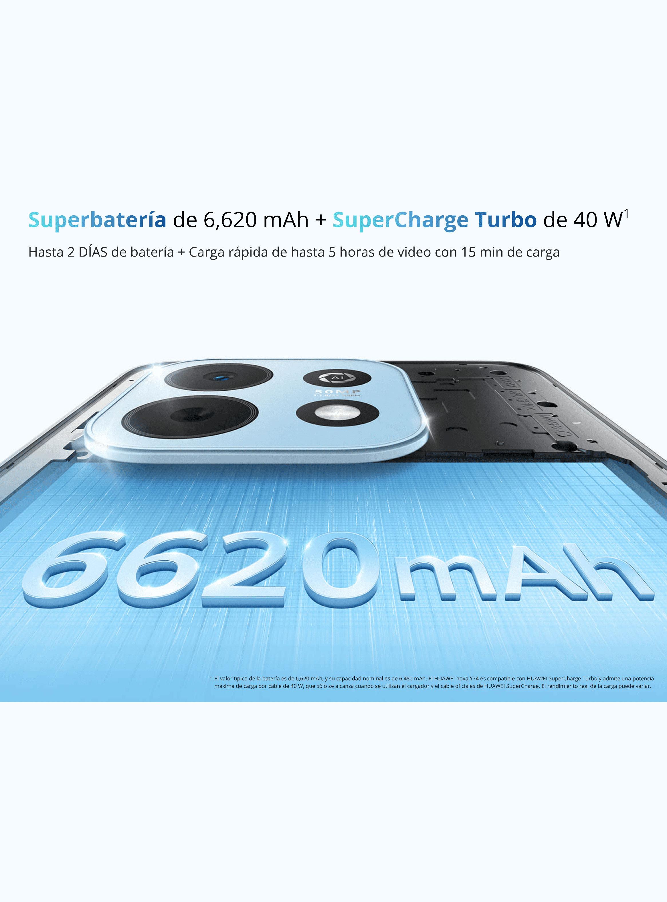 Smartphone Nova Y74 256GB 6.67'' Negro Liberado-4