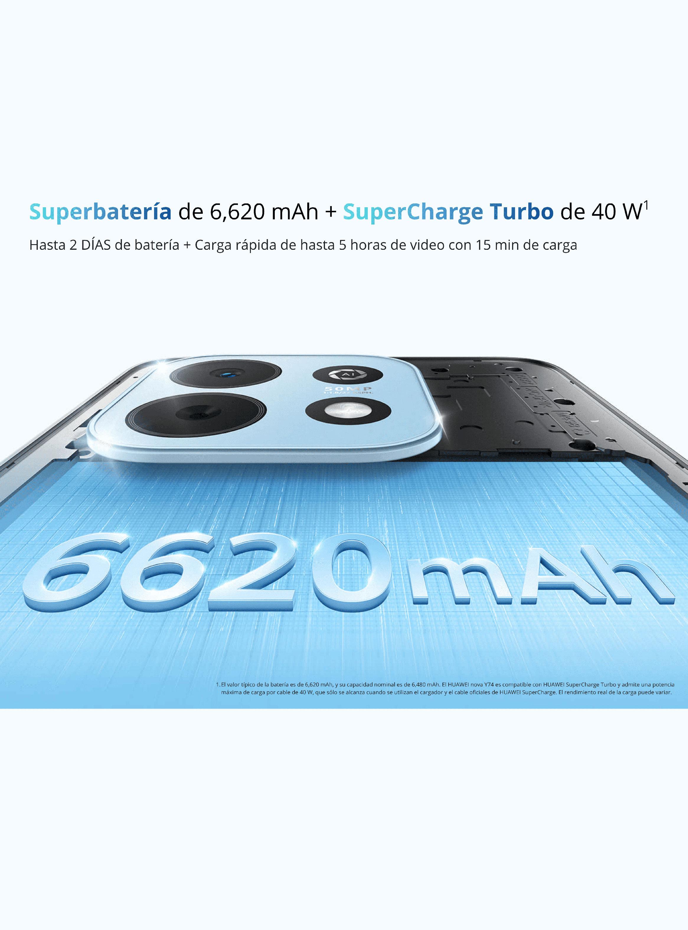 Smartphone Nova Y74 256GB 6.67'' Azul Liberado-4