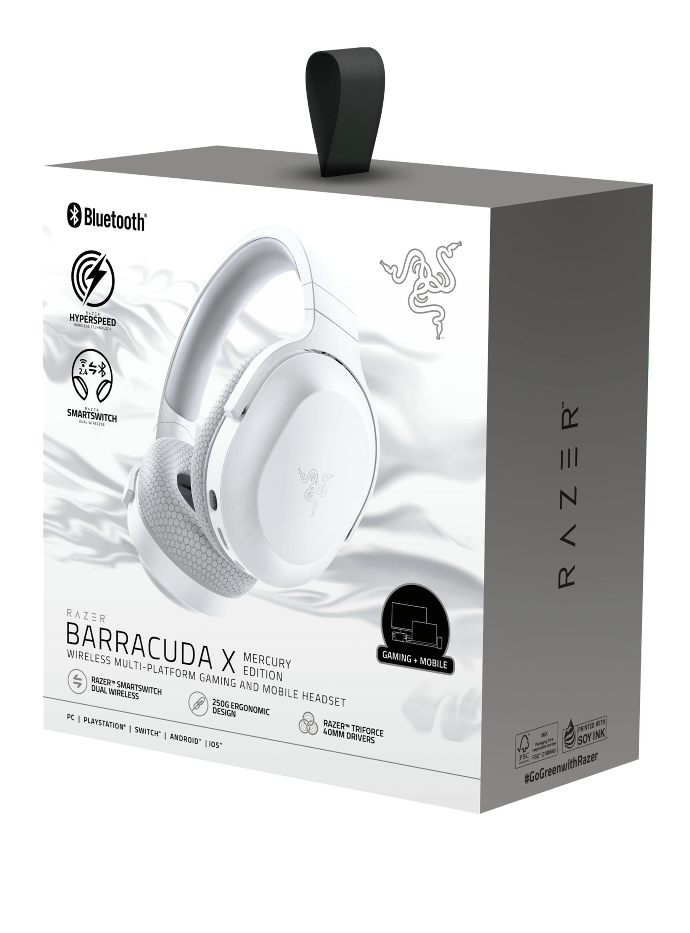 Audífonos Gamer Inalámbricos Barracuda X White-3