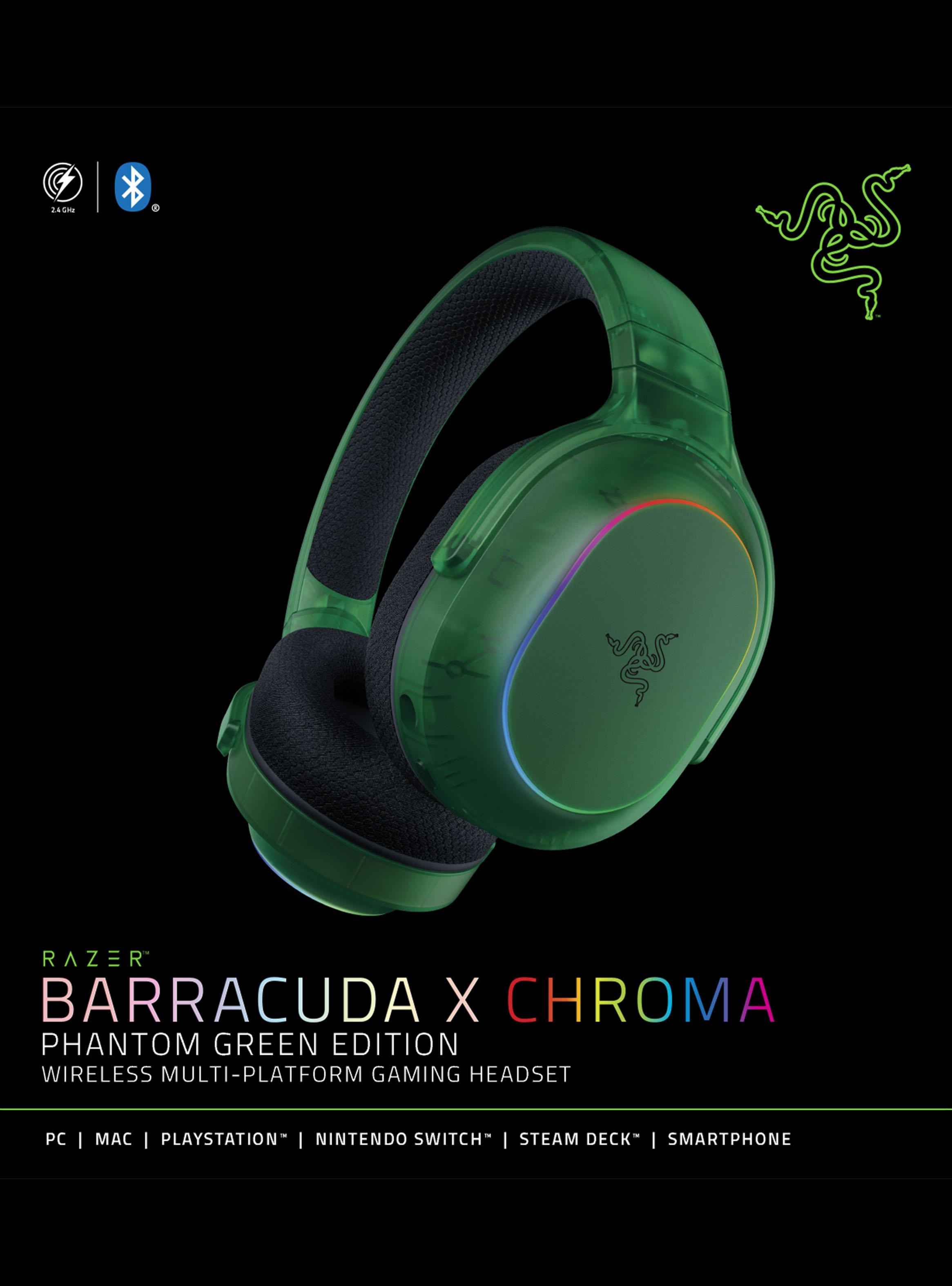 Audífonos Gamer Inalámbricos Barracuda X Chroma Green-4