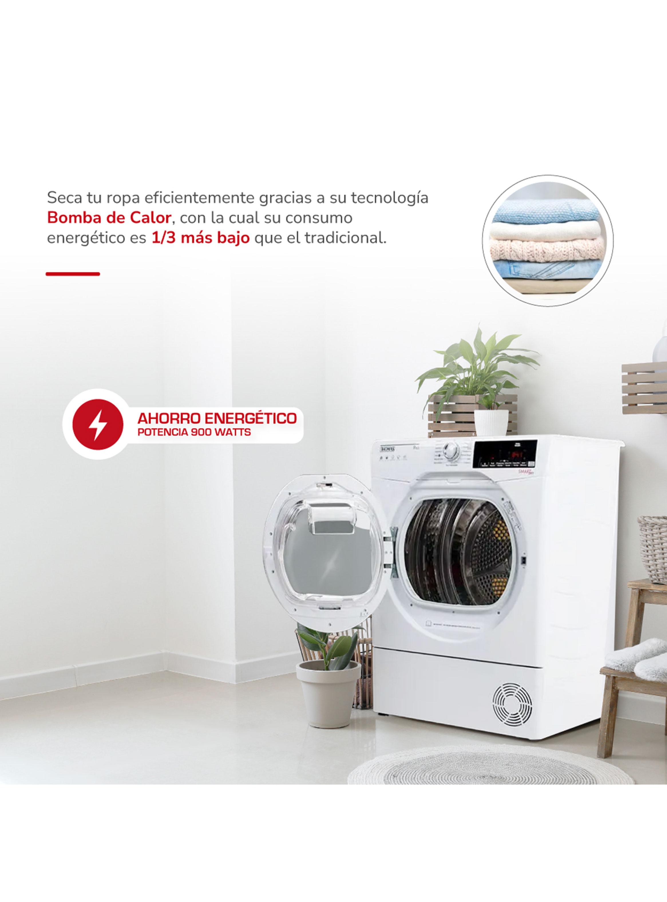 Secadora Frontal 9 Kg Condensación con Bomba Calor TH-D9KCBC-4