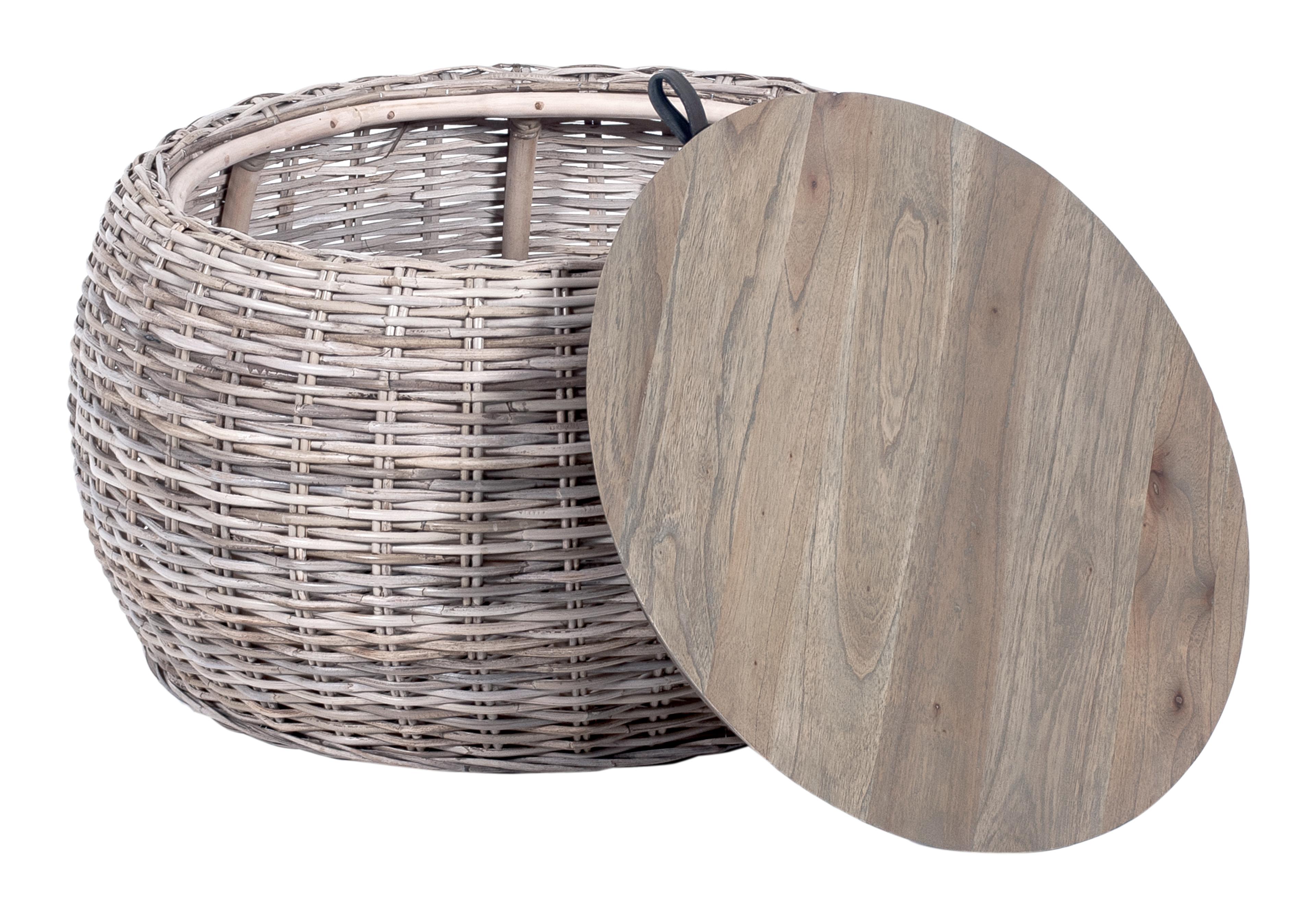 Mesa Madera Ratán-2