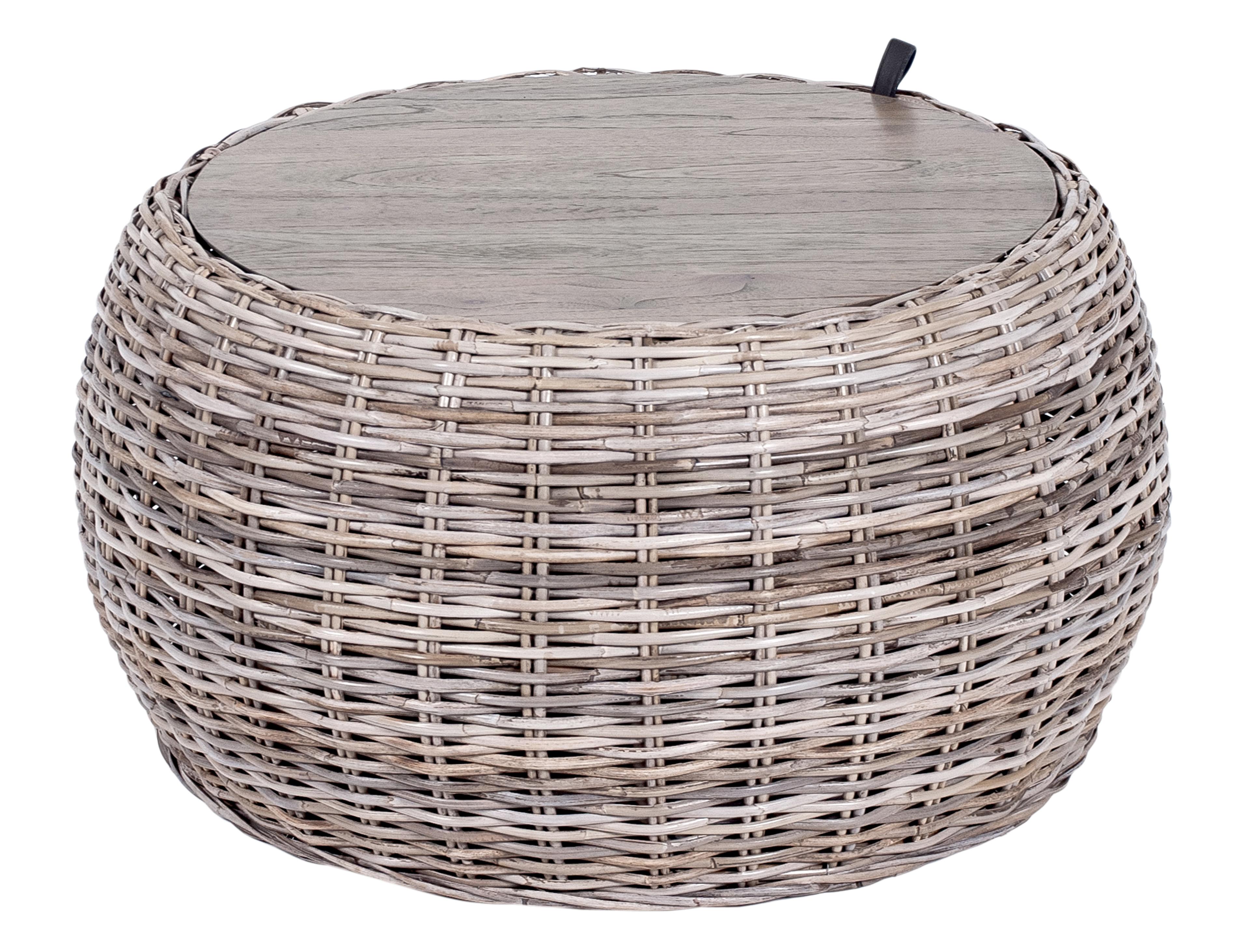 Mesa Madera Ratán-1
