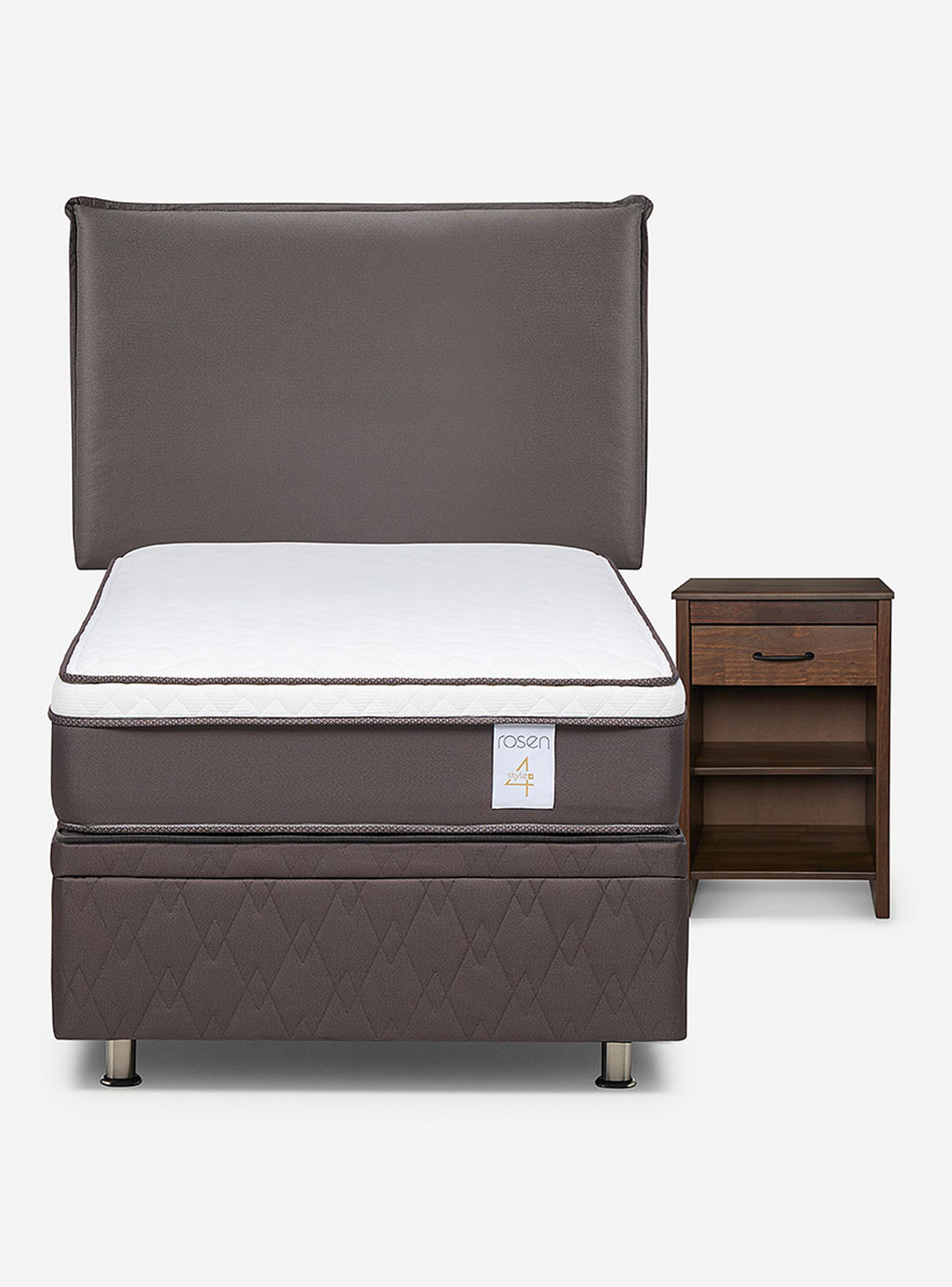 Boxet New style 4 1.5 Plazas + Respaldo + Velador Maurice-1