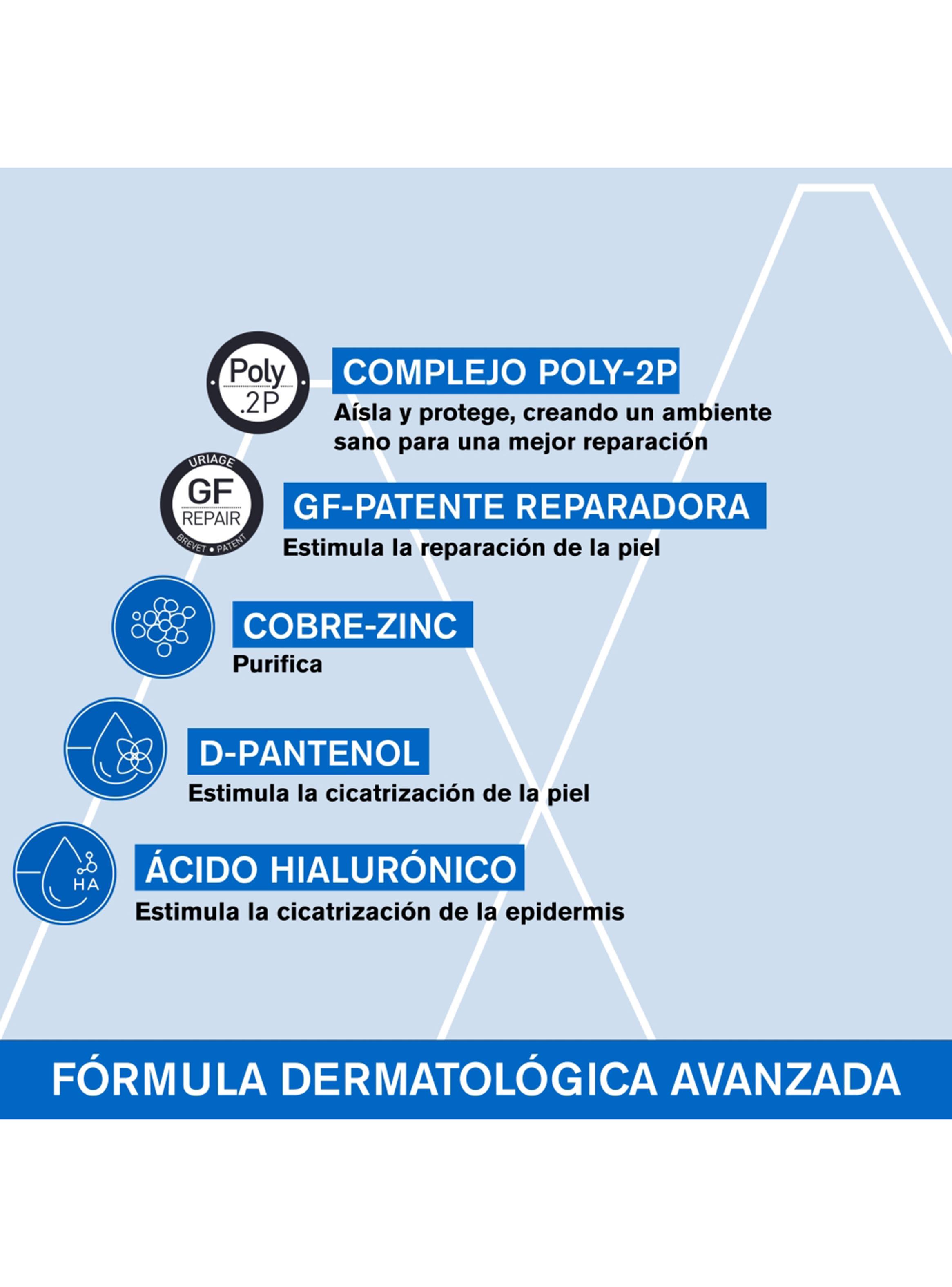 Crema Reparadora Uriage Bariéderm-CICA con Cobre y Zinc 100 ml-2