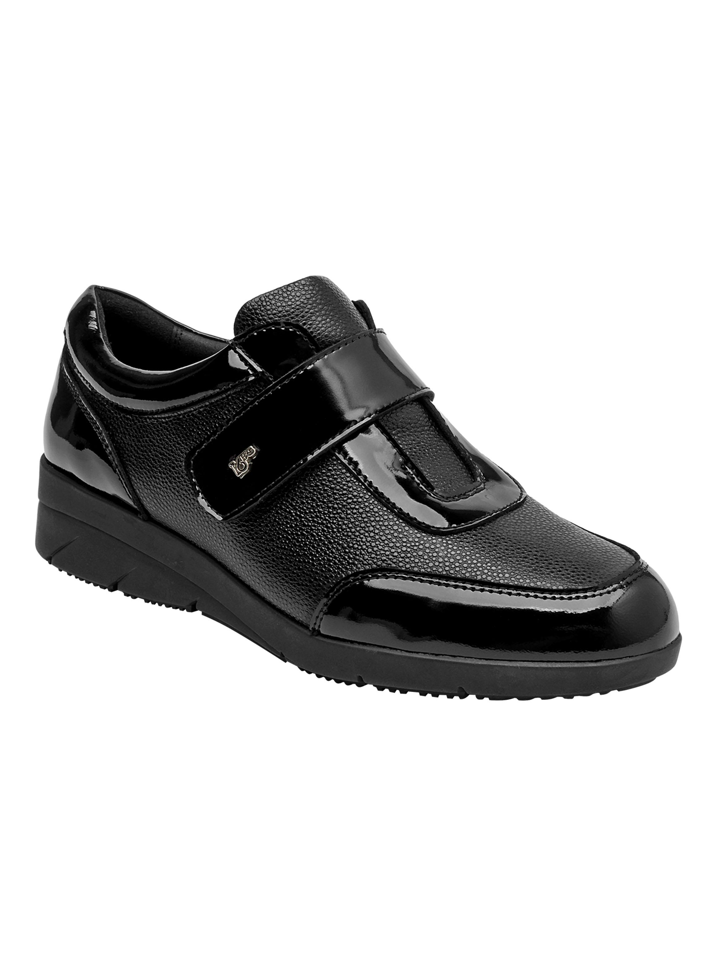 Zapato Casual Velcro Cuero Mujer-1