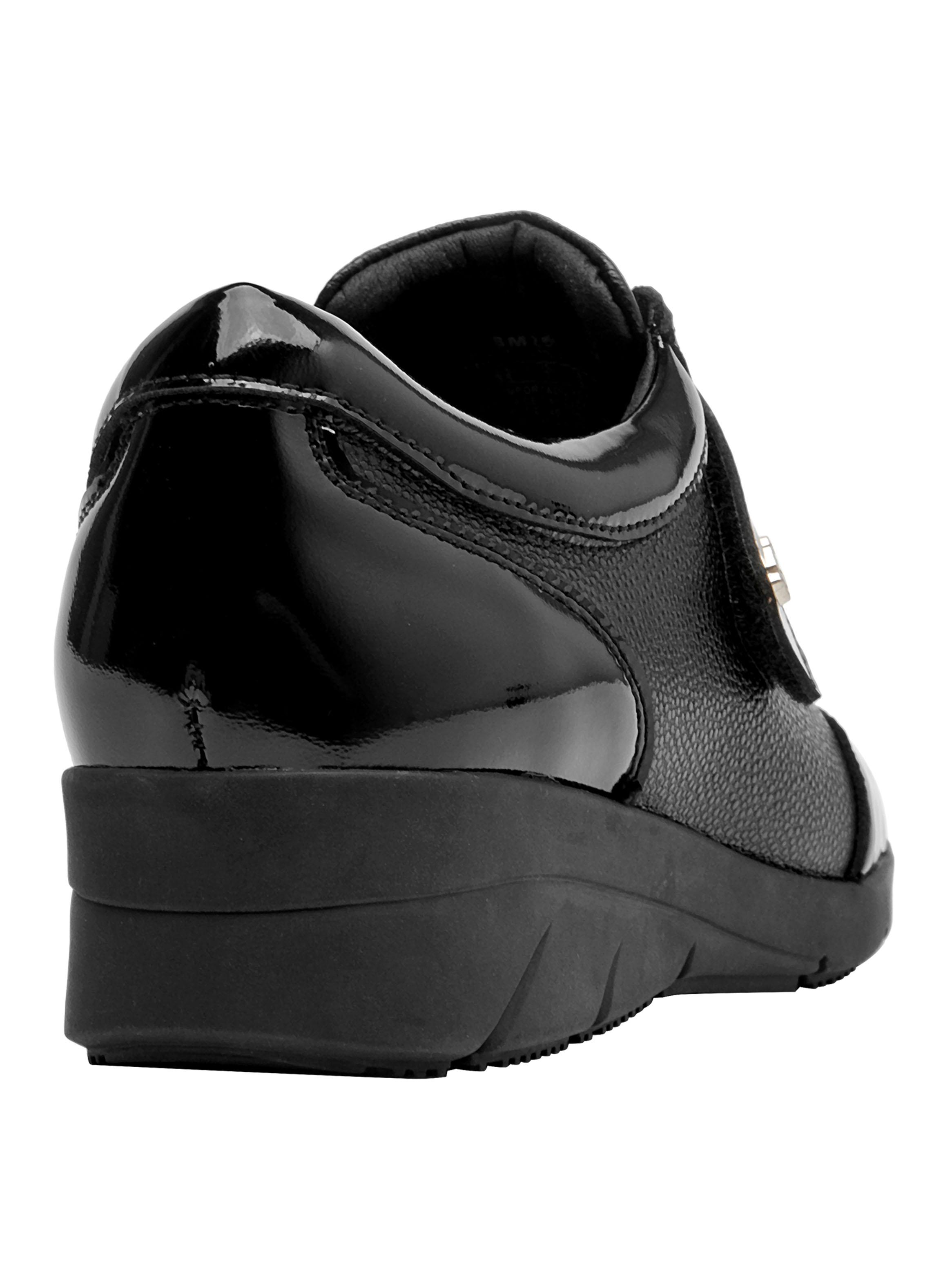 Zapato Casual Velcro Cuero Mujer-4