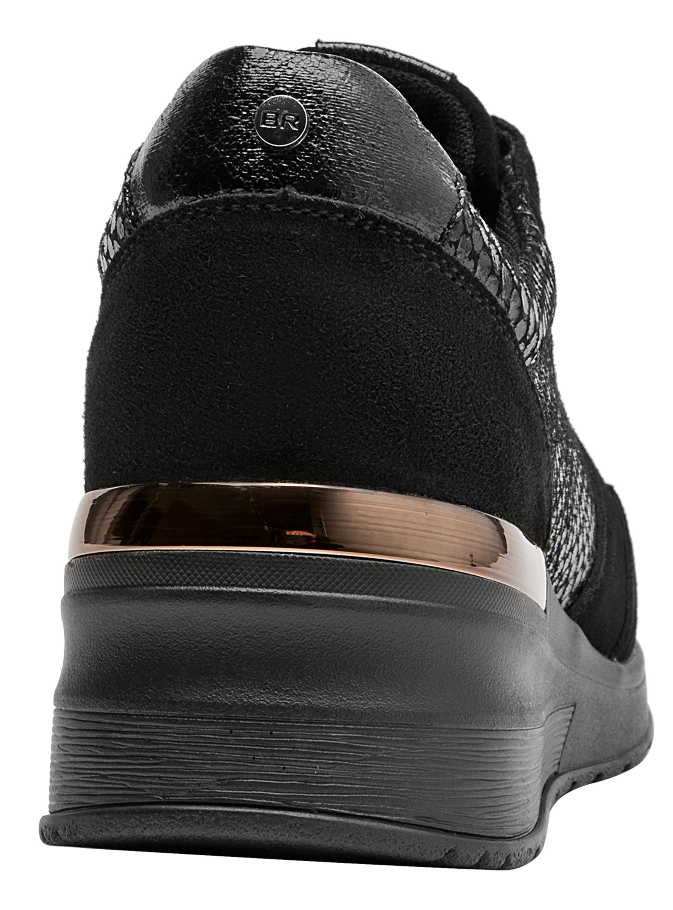 Zapatilla Urbana Cuero Negra Mujer-4