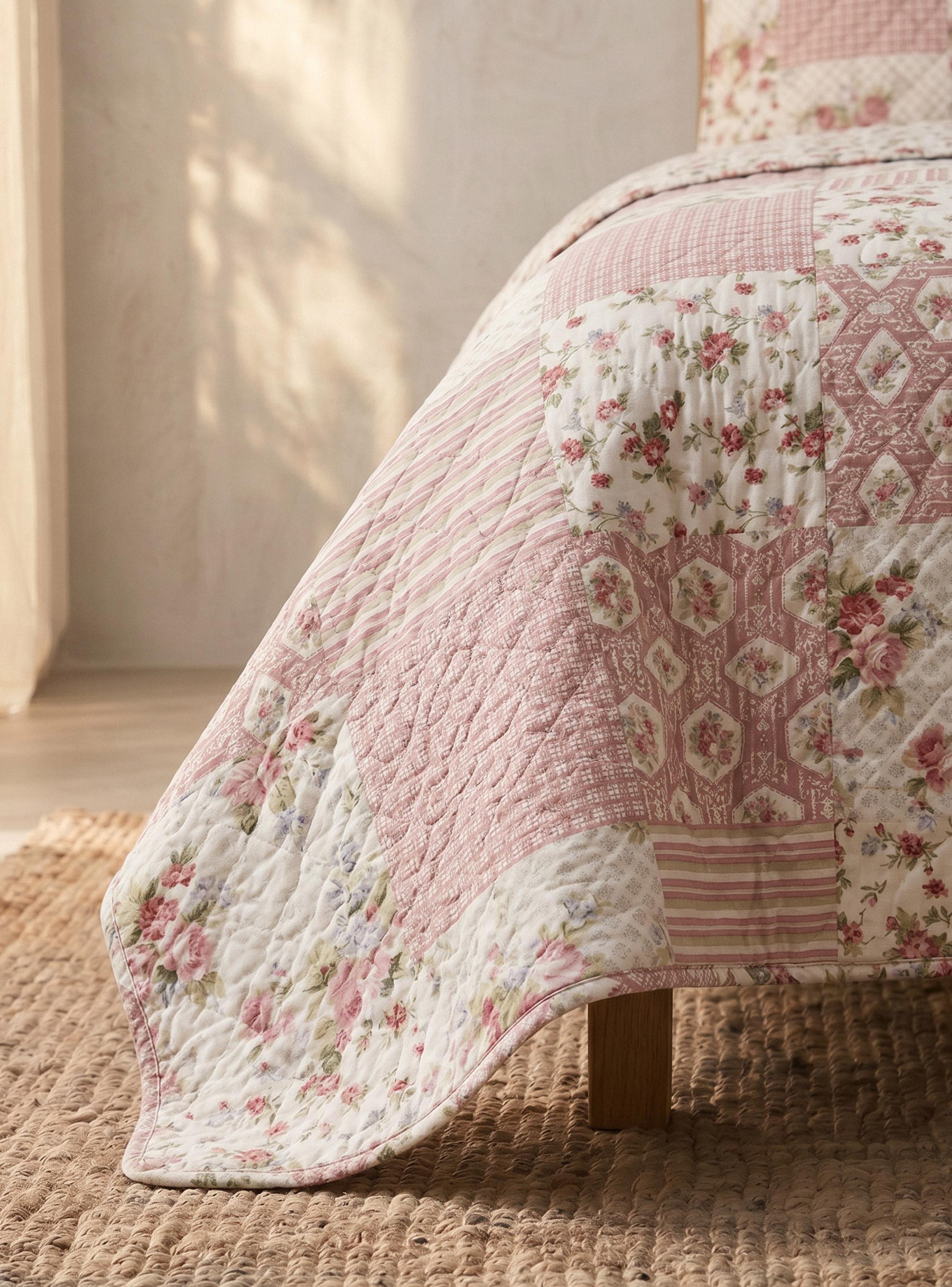 Quilt King Romántico Estampado-3