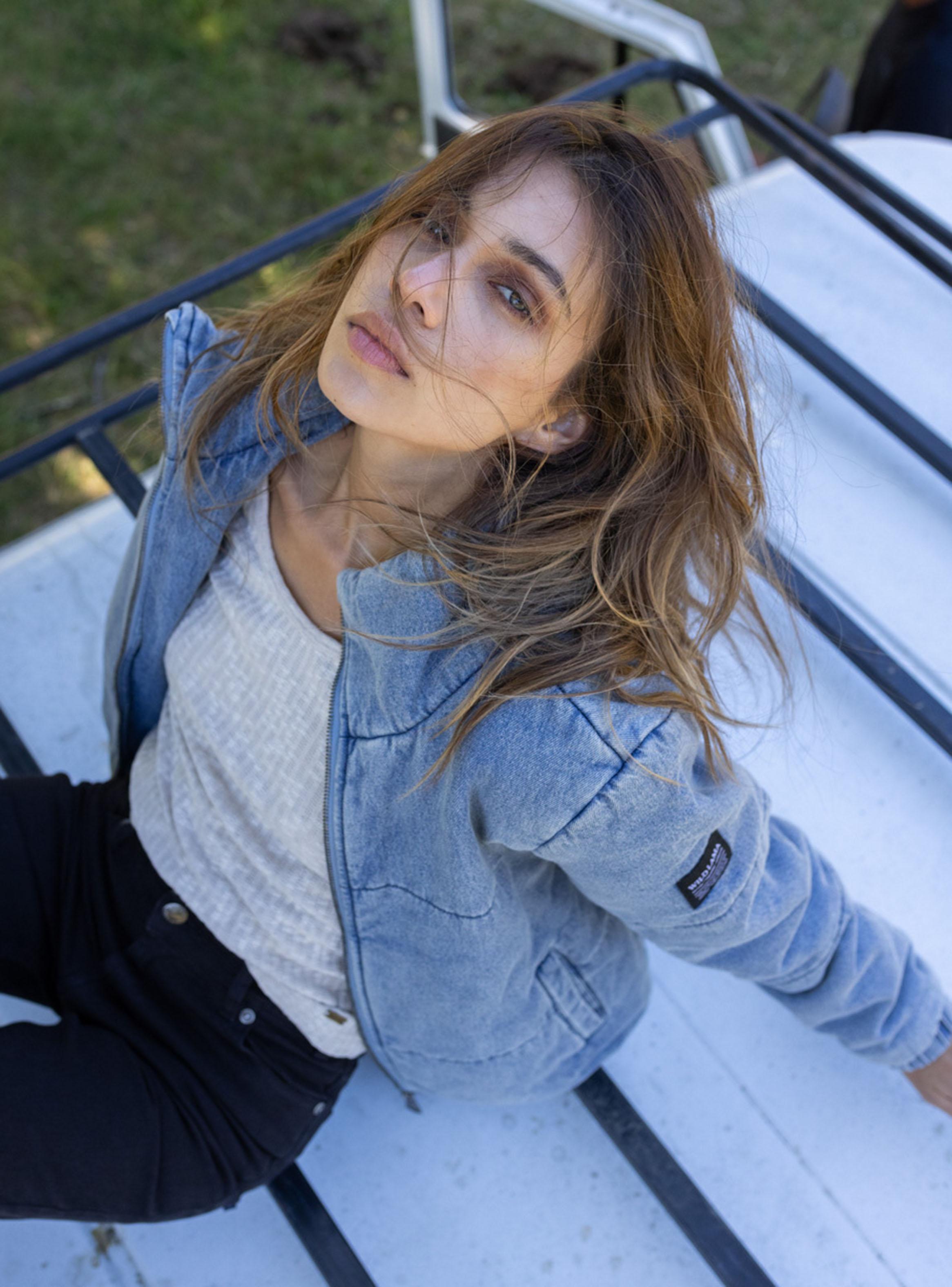 Parka Silveria Orgánica Denim-4