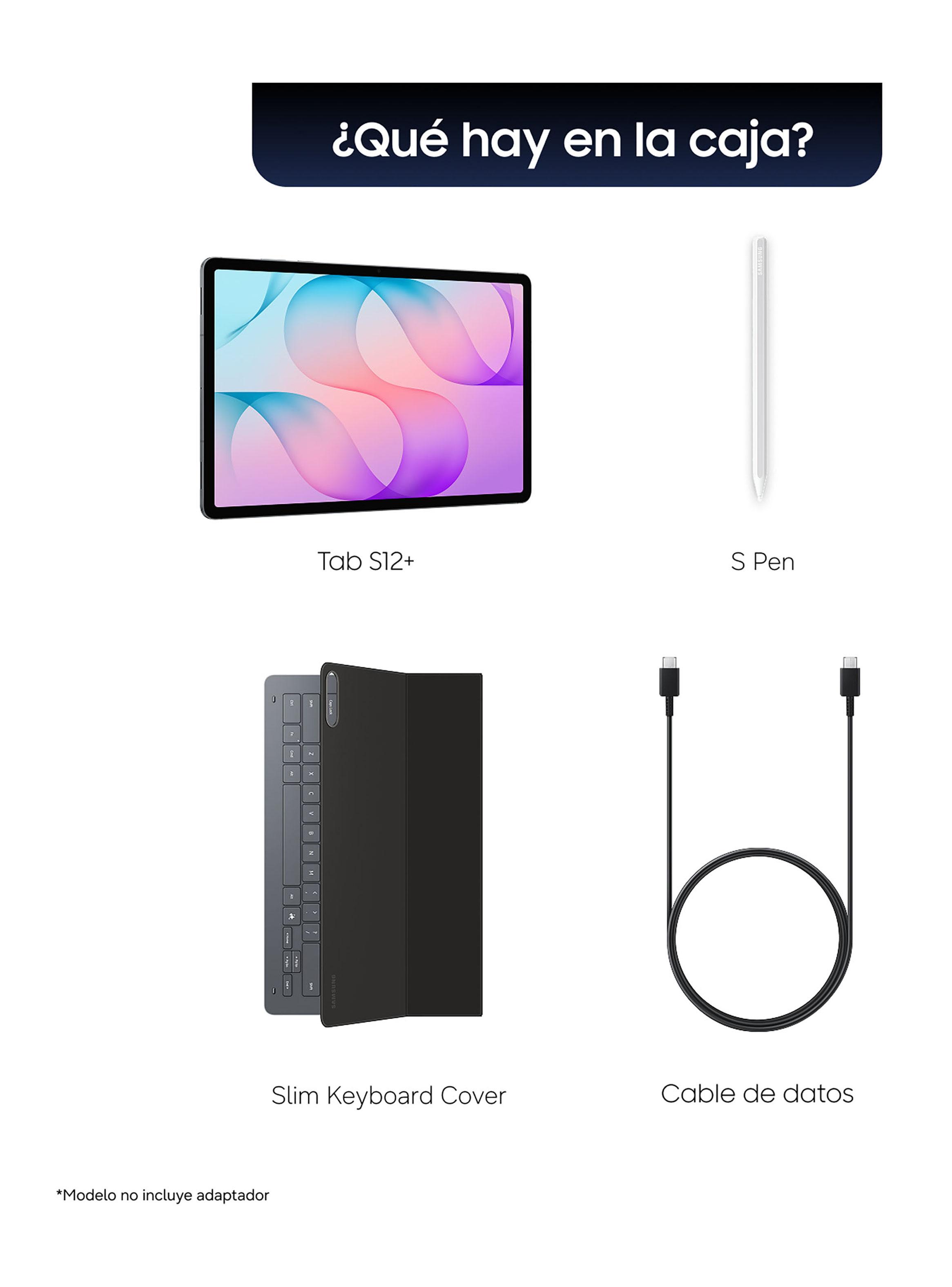Tablet Galaxy Tab S12+ 12GB RAM 256GB 12.6'' 120Hz Gray + S Pen-5