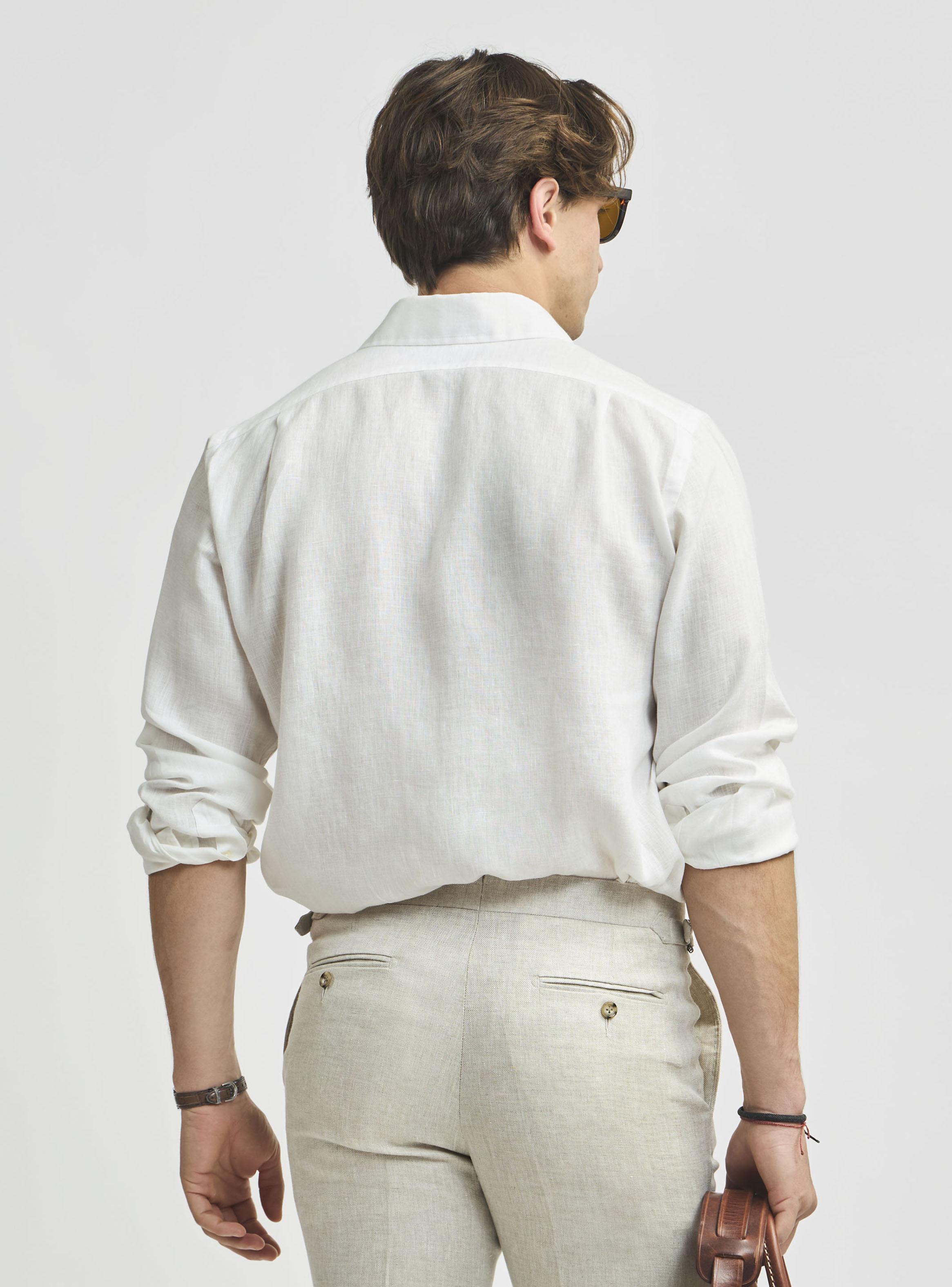 Camisa Sport Lisa Manga Larga Crosby Weekend Lino-1