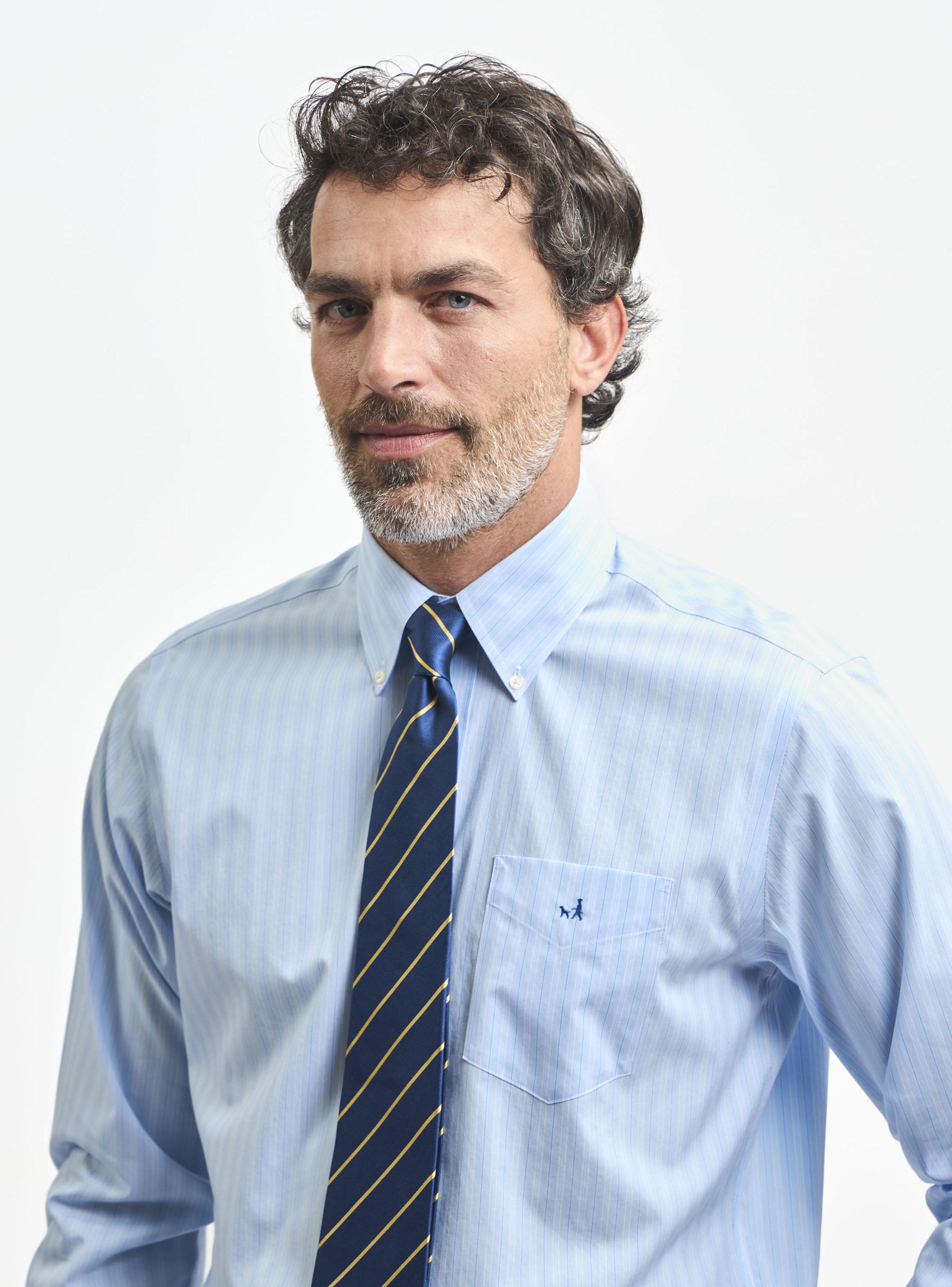 Camisa Vestir Fantasía B.Down Non Iron Park Stripe-2