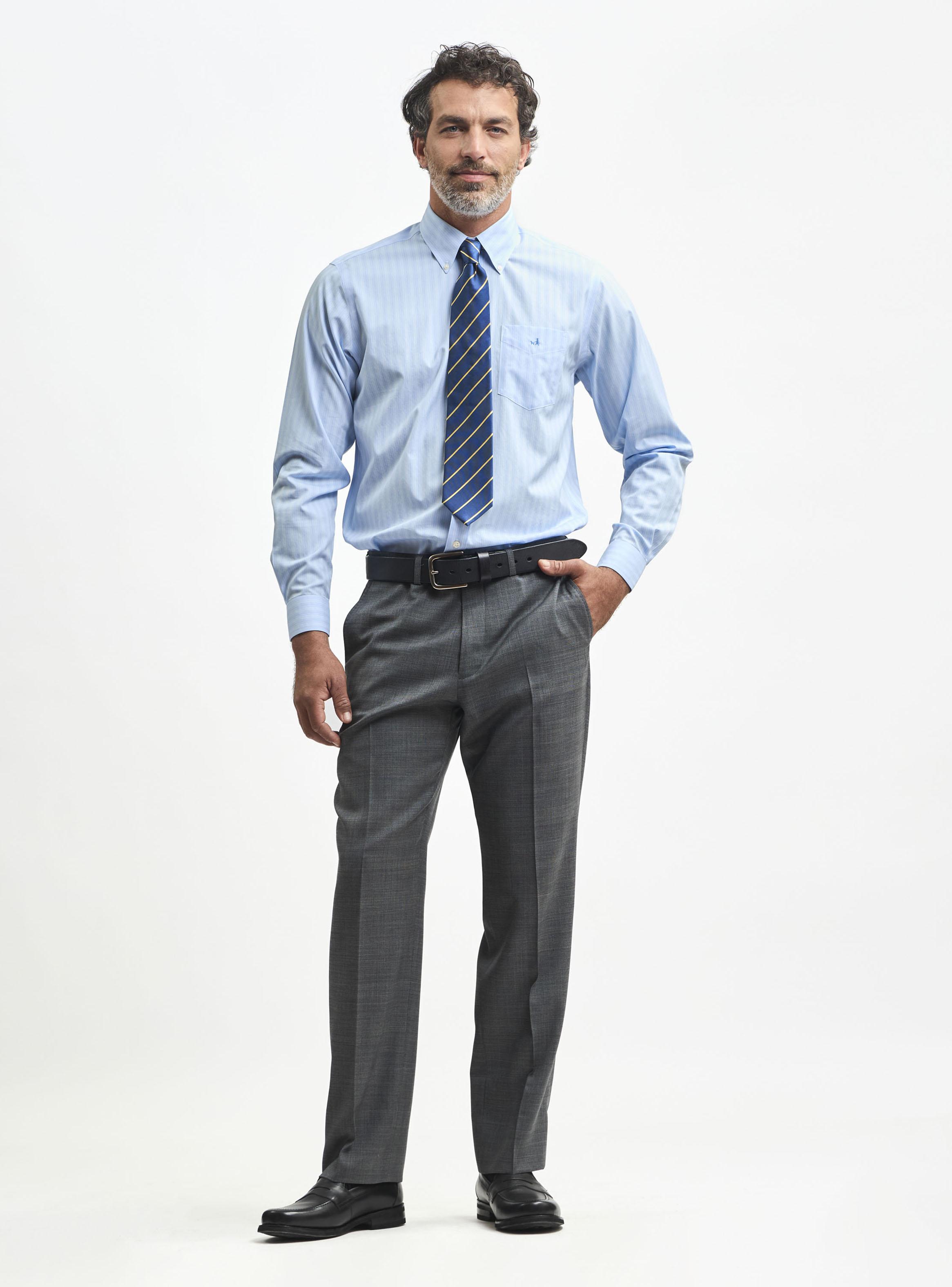 Camisa Vestir Fantasía B.Down Non Iron Park Stripe-3