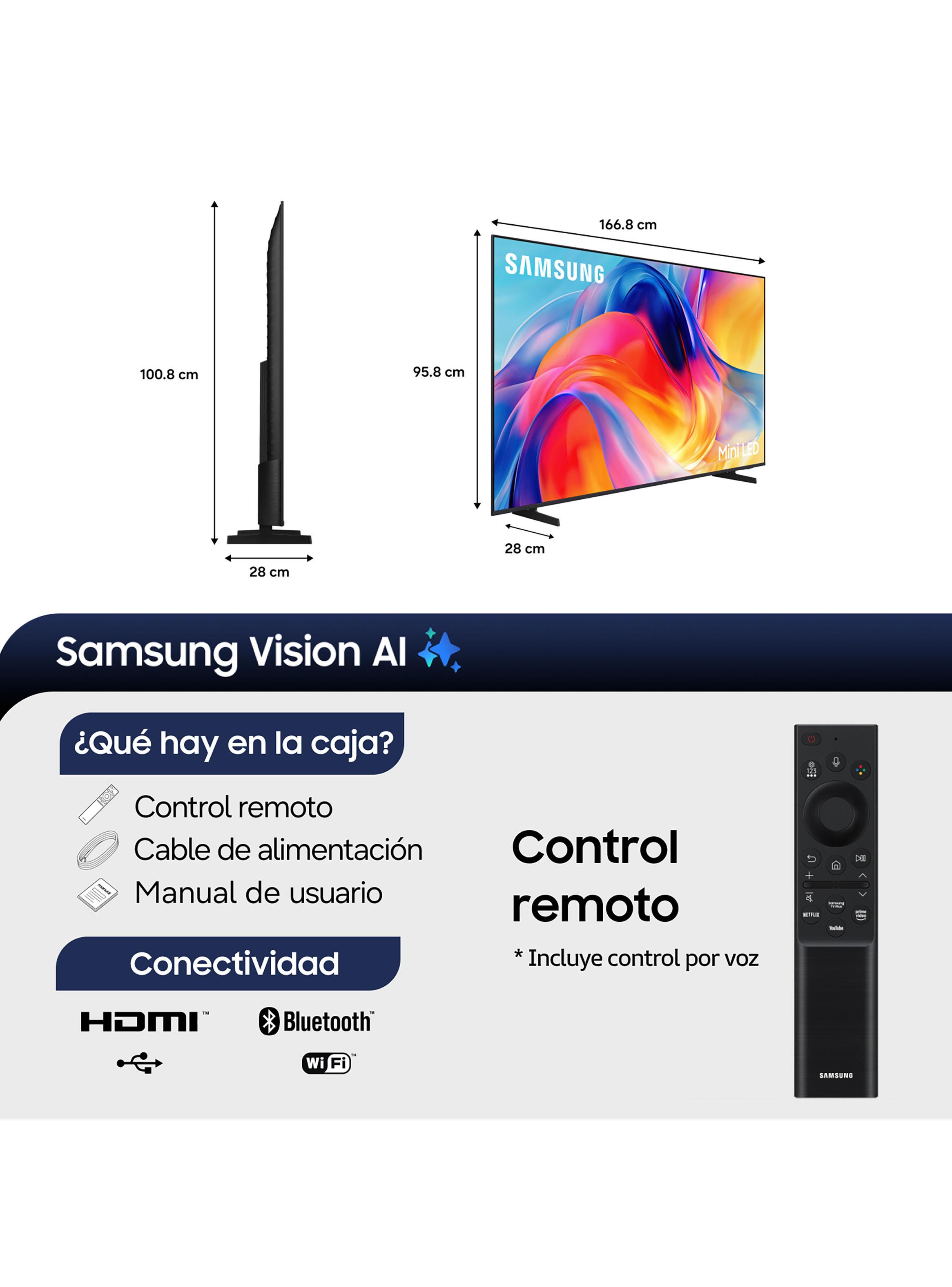 Mini LED Smart TV 75'' 4K UHD Vision AI M75H 2026 + Control por Voz-1