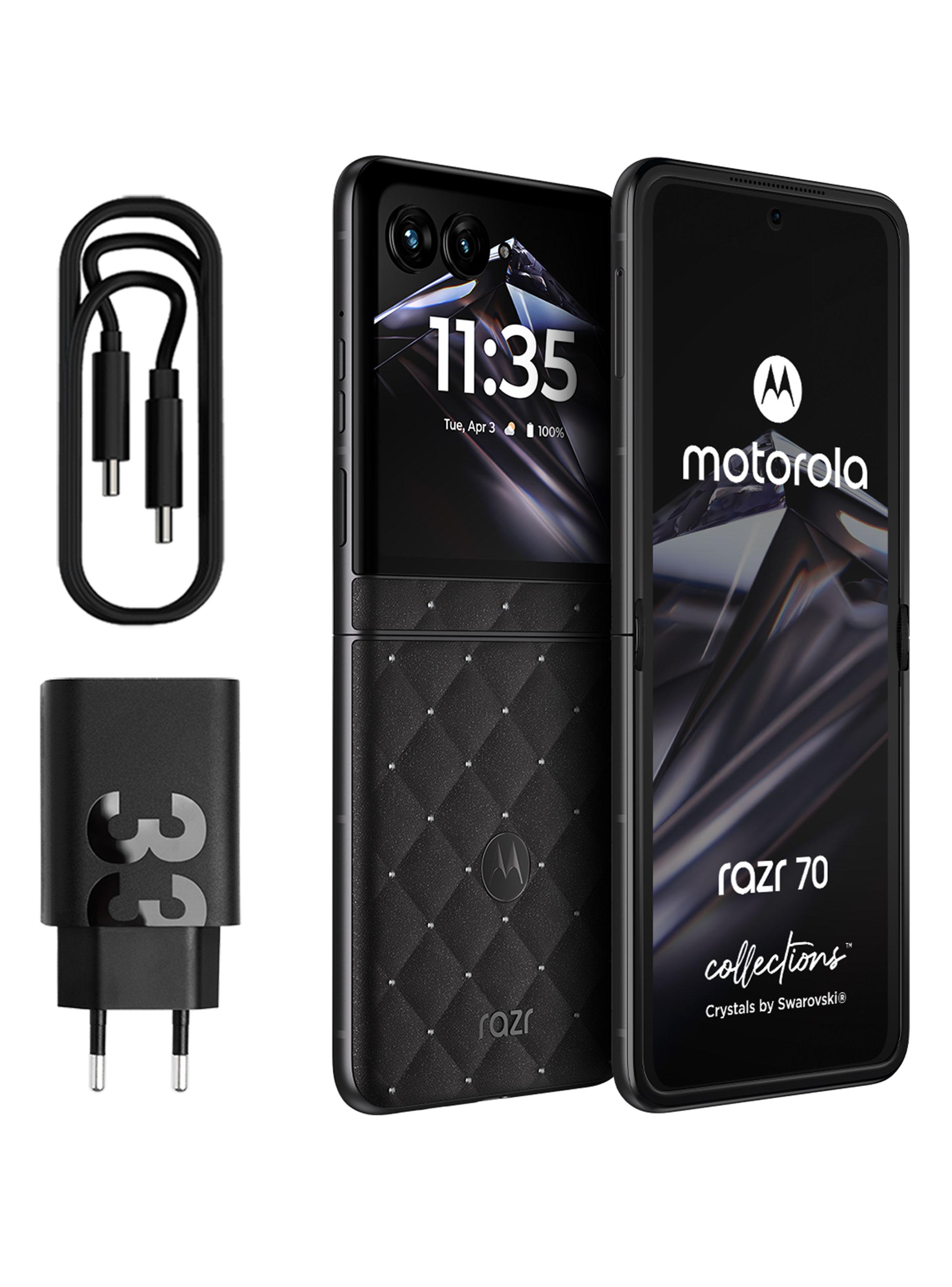 Smartphone Razr 70 Swarovski 5G 256GB 6.9'' Negro Liberado-0