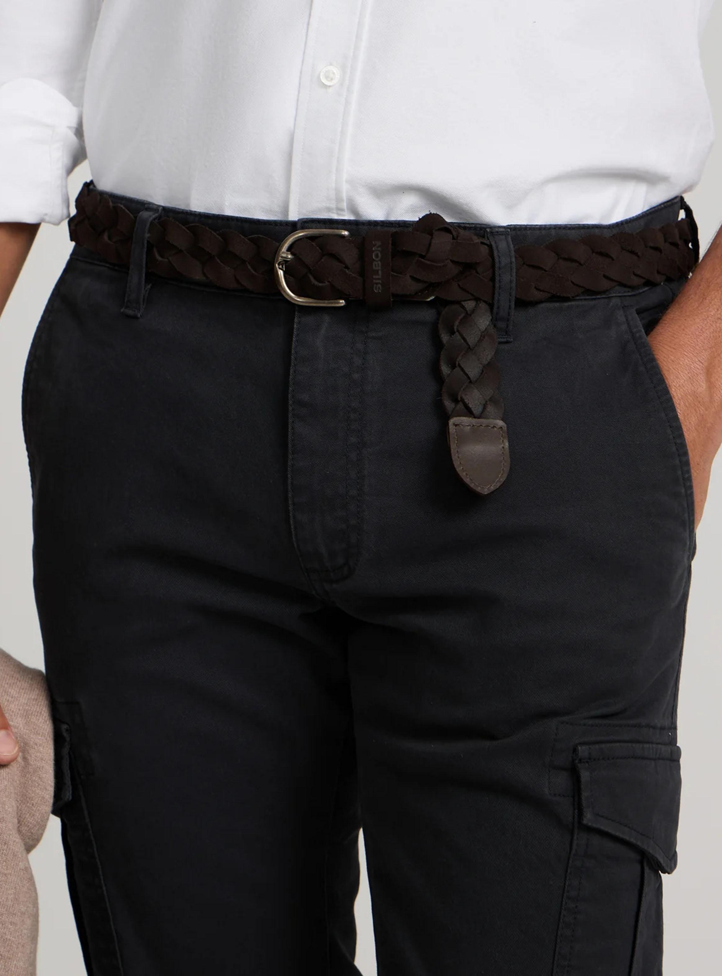 Pantalón Tiro Medio Regular Fit Algodón-2