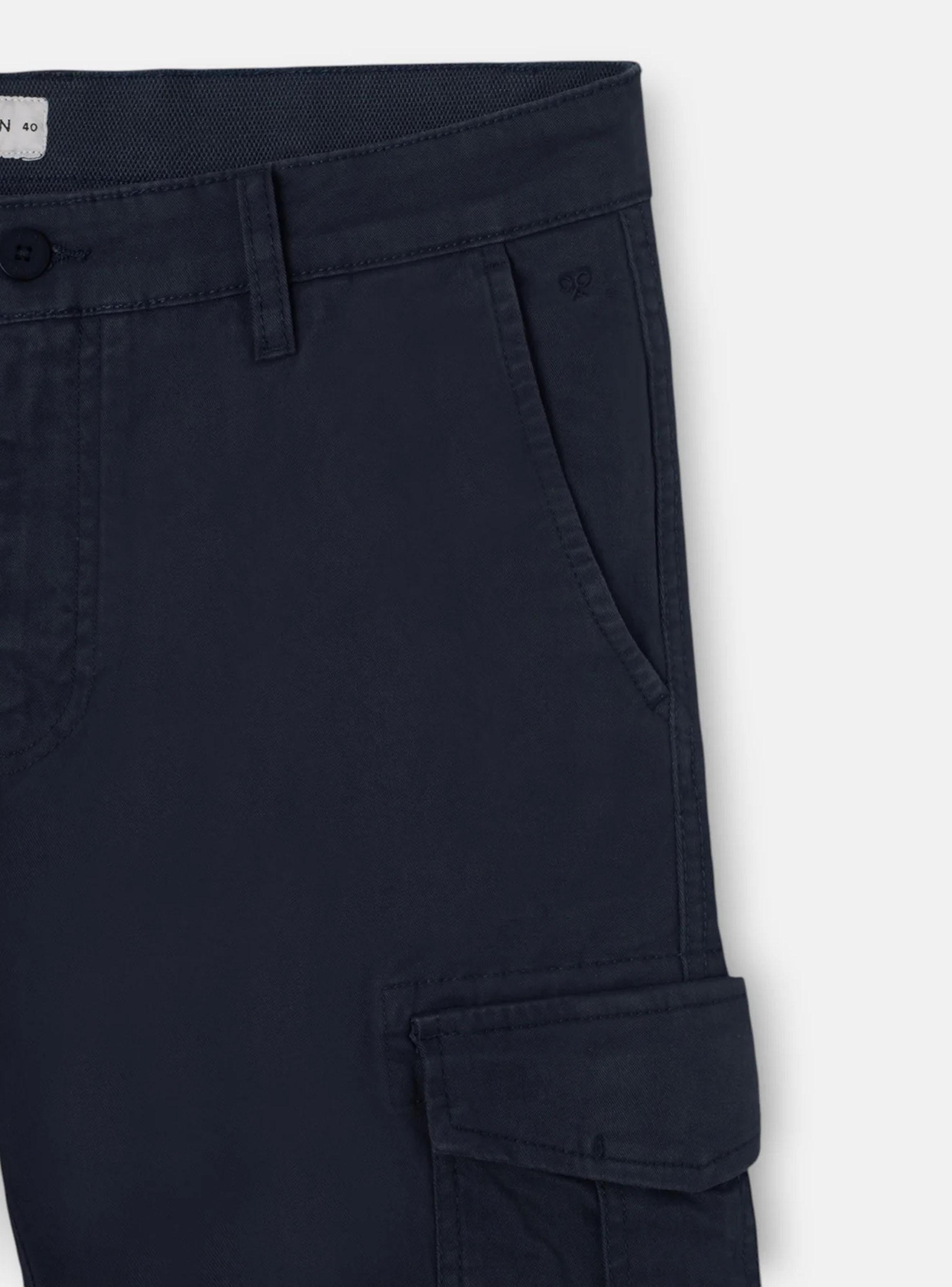 Pantalón Tiro Medio Regular Fit Algodón-4