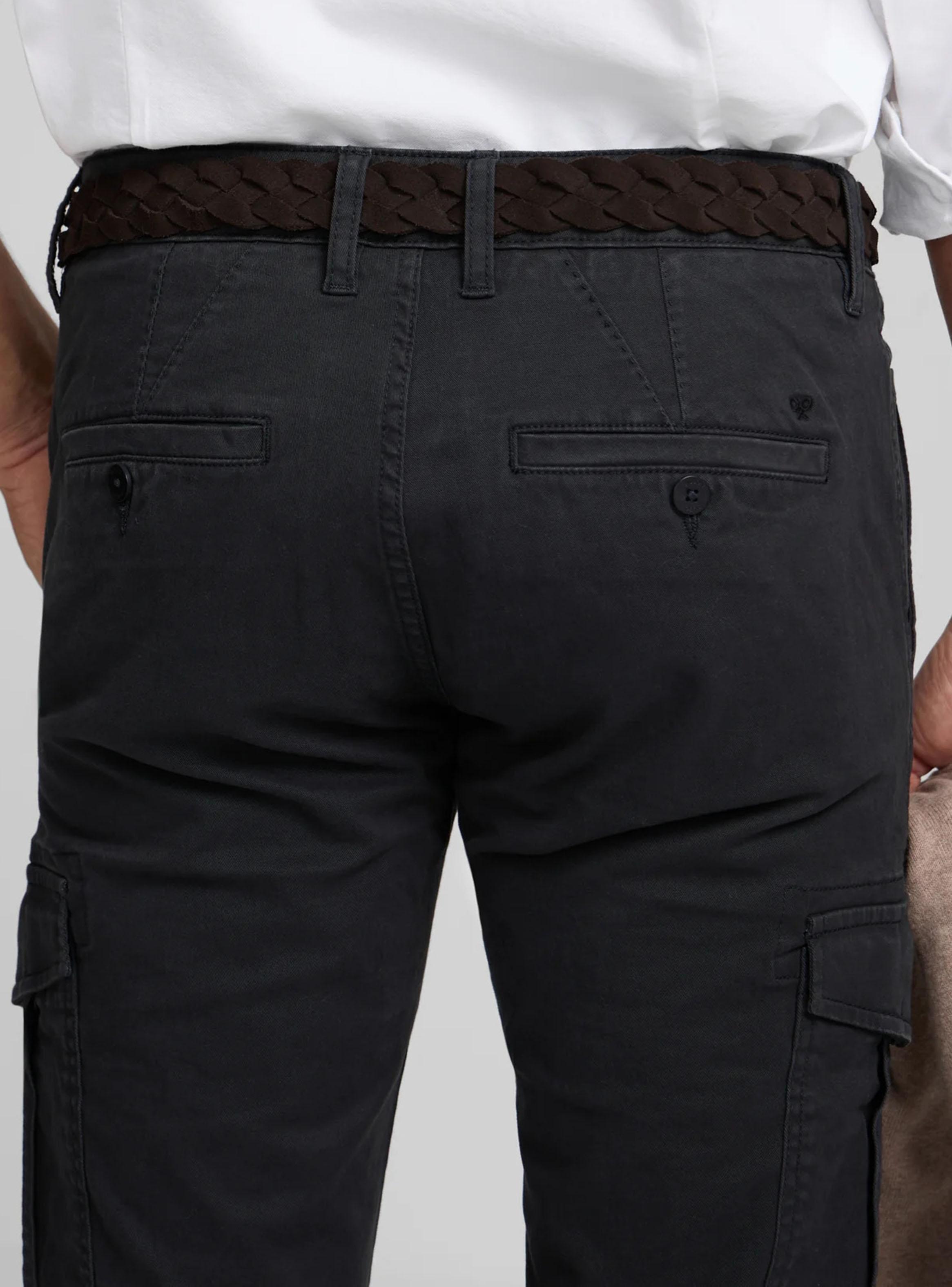 Pantalón Tiro Medio Regular Fit Algodón-3
