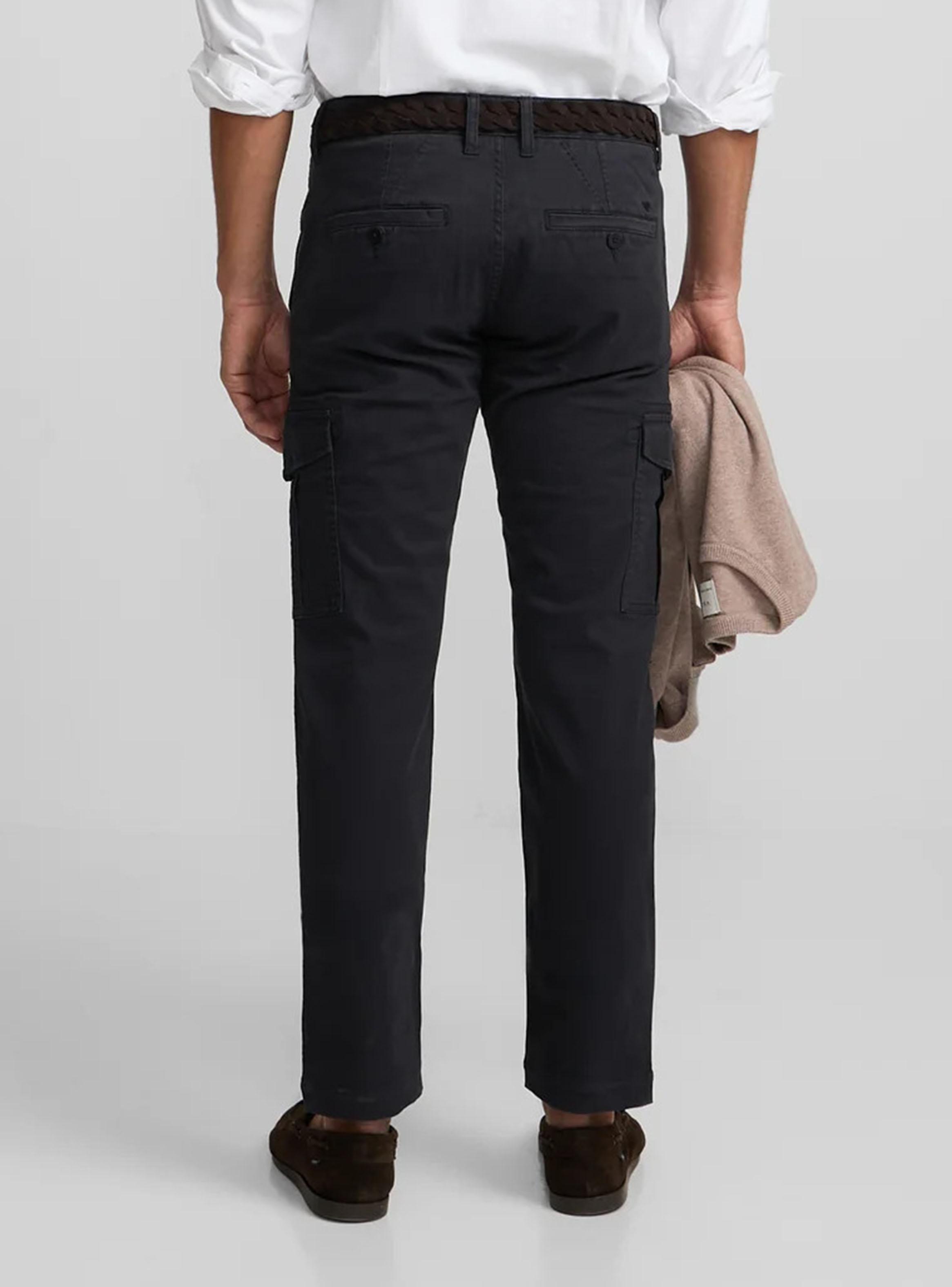 Pantalón Tiro Medio Regular Fit Algodón-1