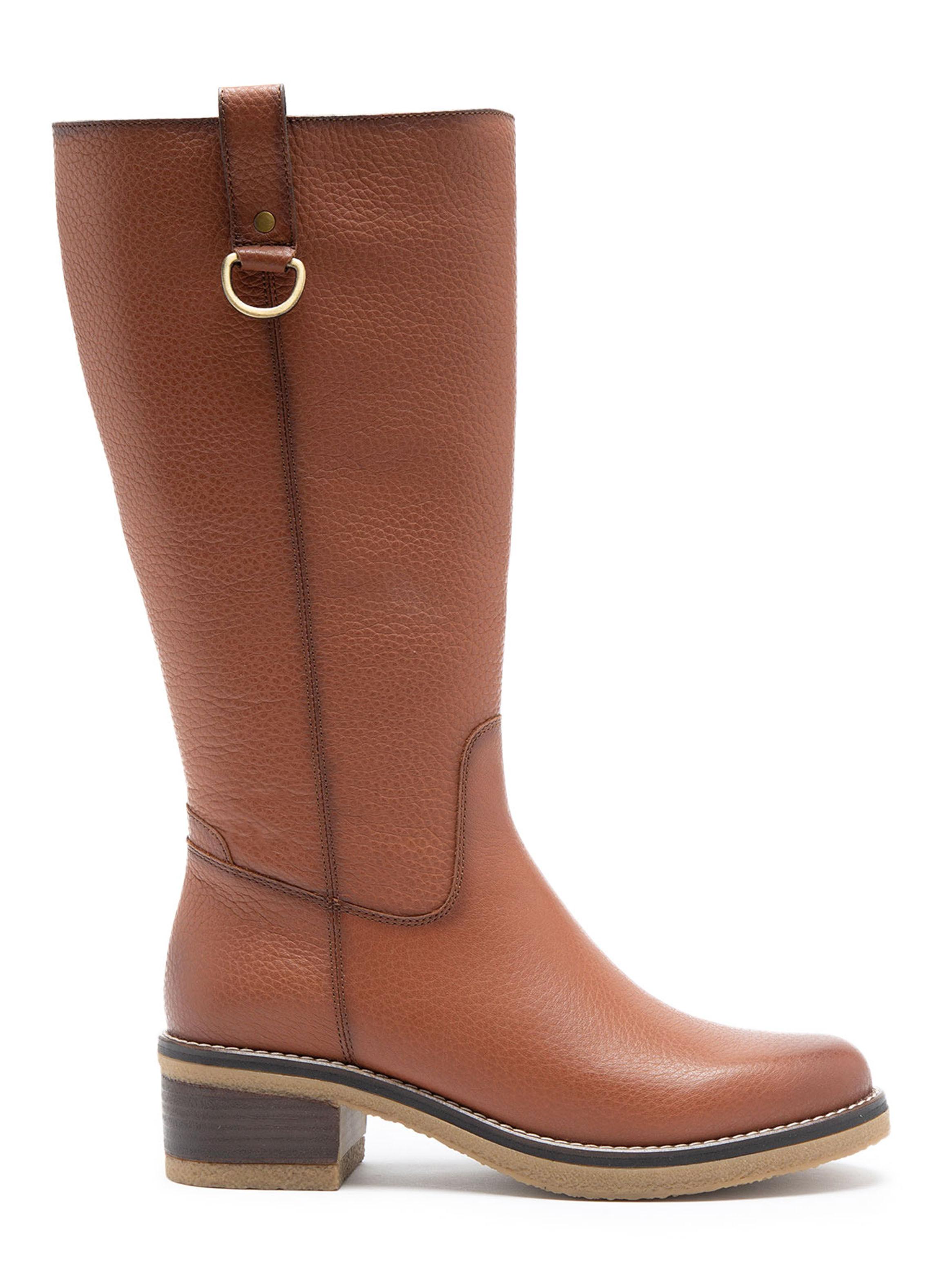 Bota Cuero Mika 659309 Mujer-1