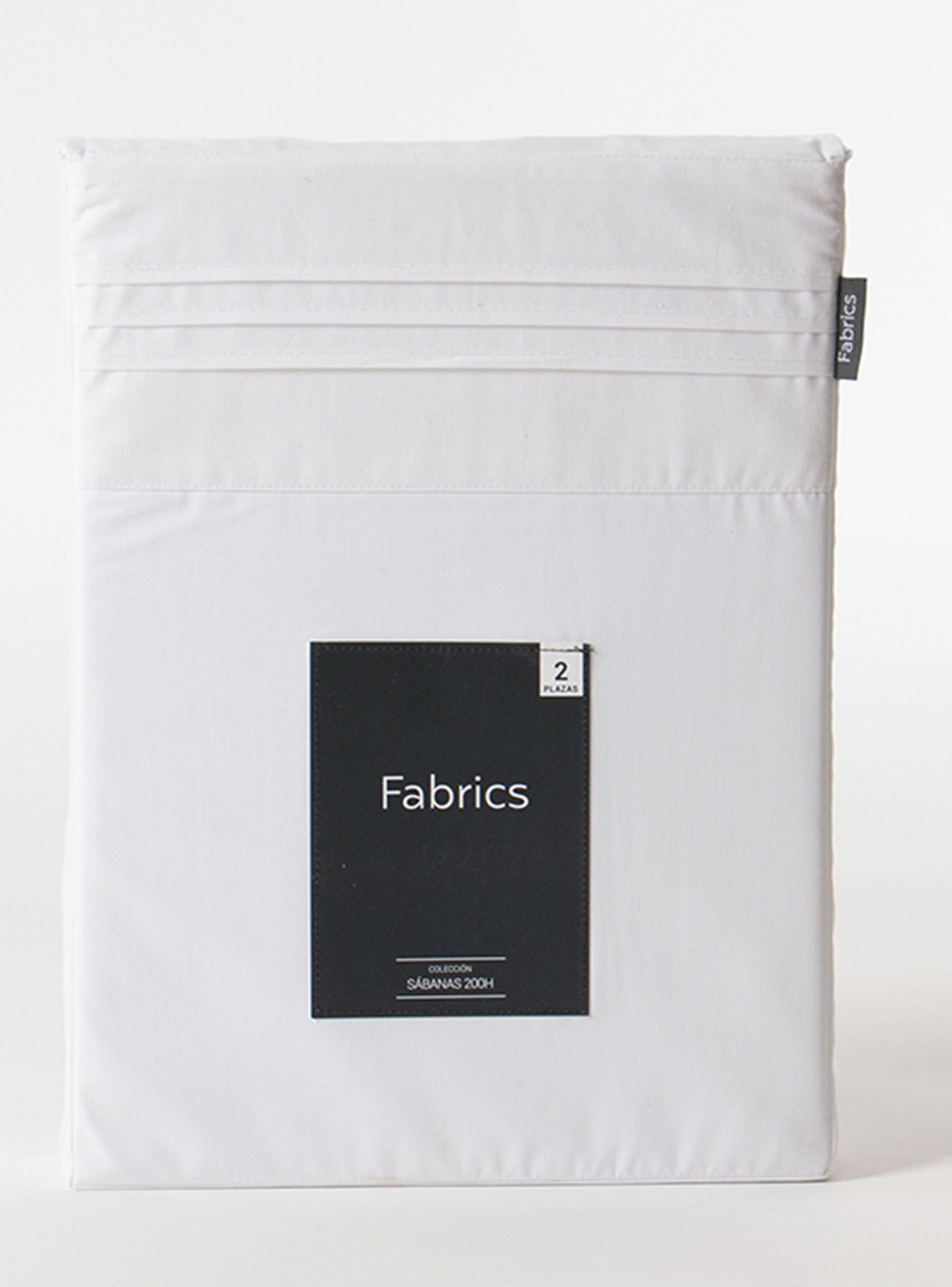 Sábana 1.5 Plazas 200 Hilos Antonie Blanco-2