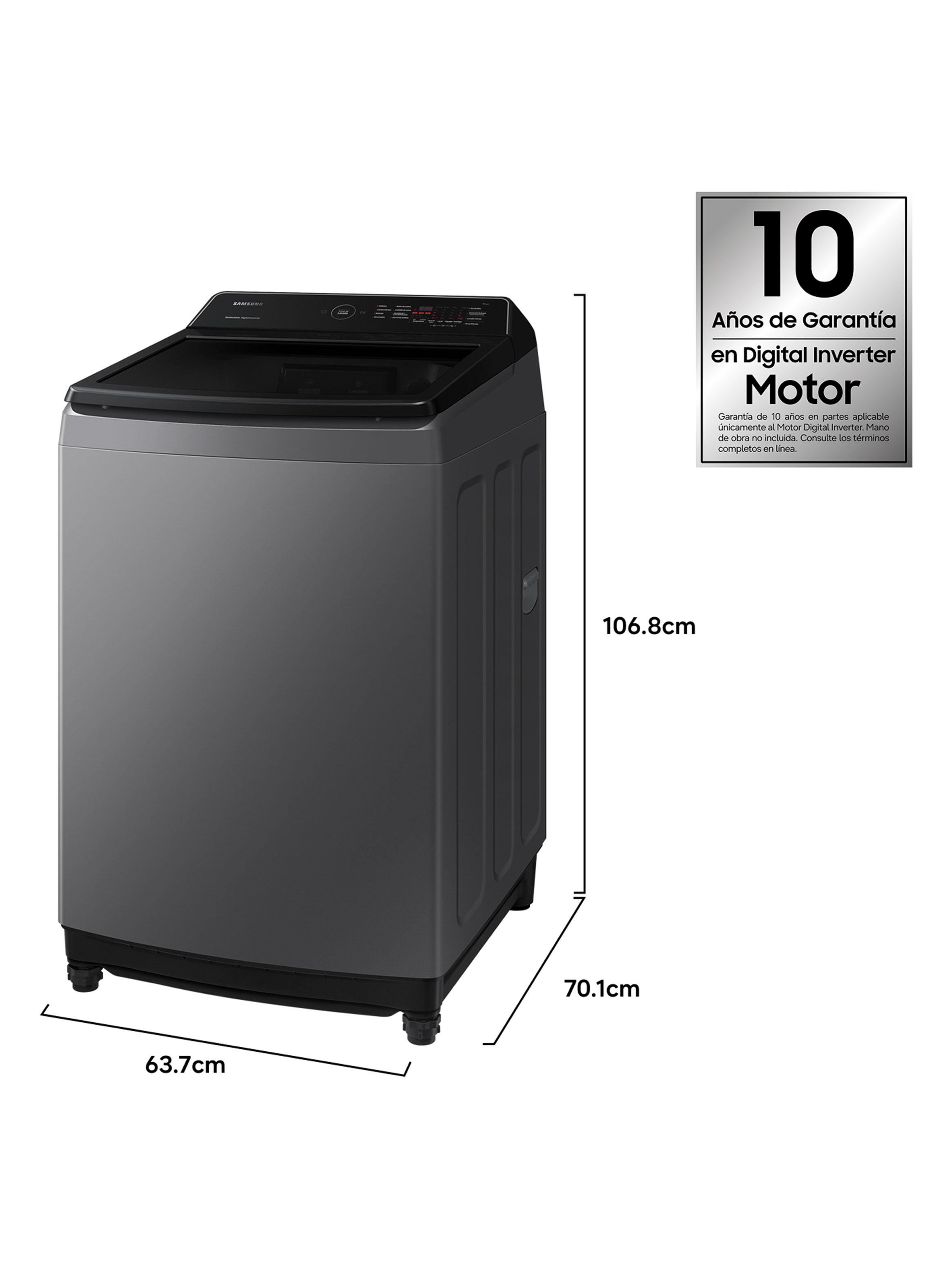 Lavadora Carga Superior 17 Kg EcoBubble WA17CG6441BDZS-1