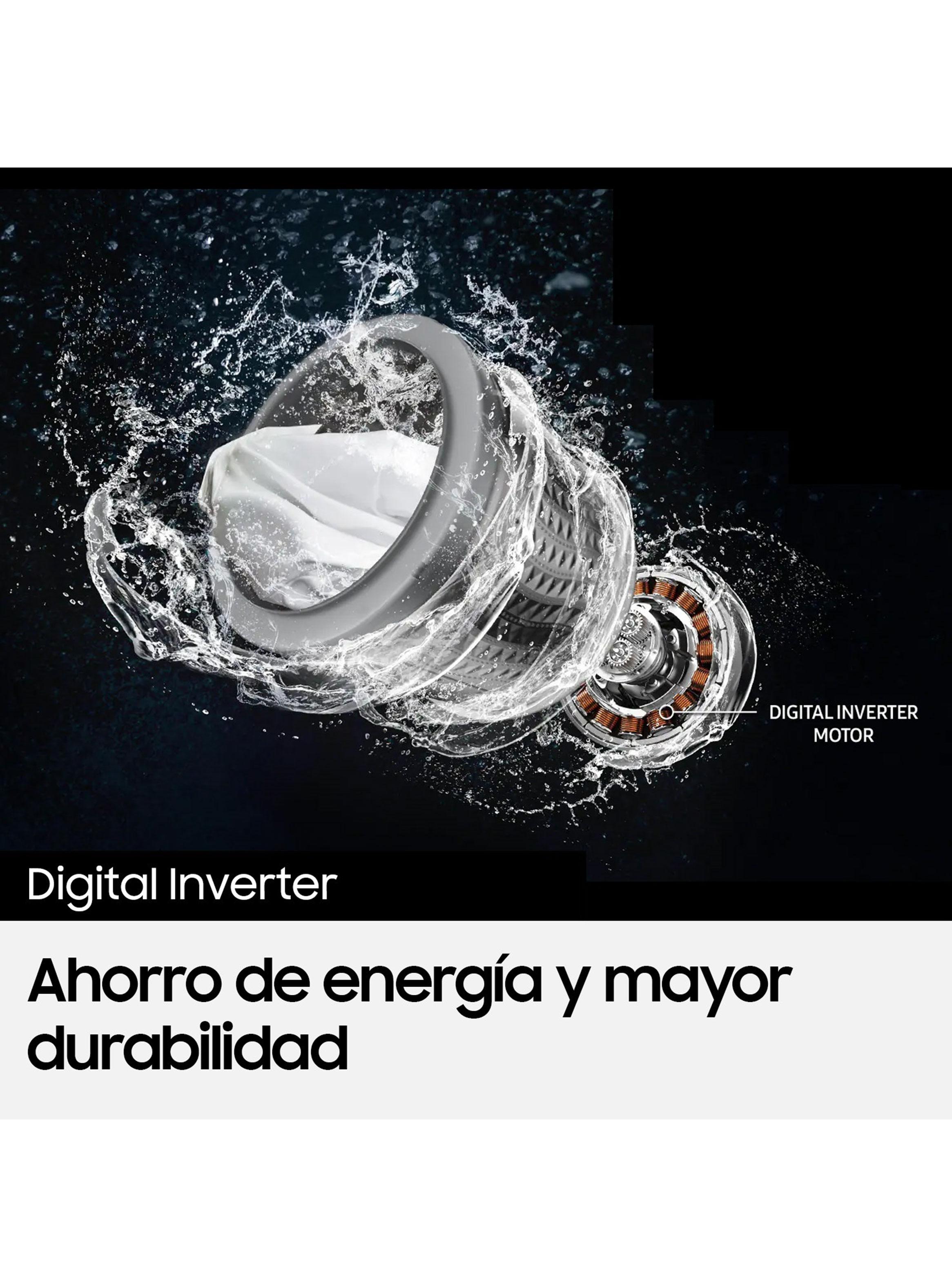 Lavadora Superior 21 Kg WA21CG6886BVZS SmartThings y Eco Bubble Negra-5