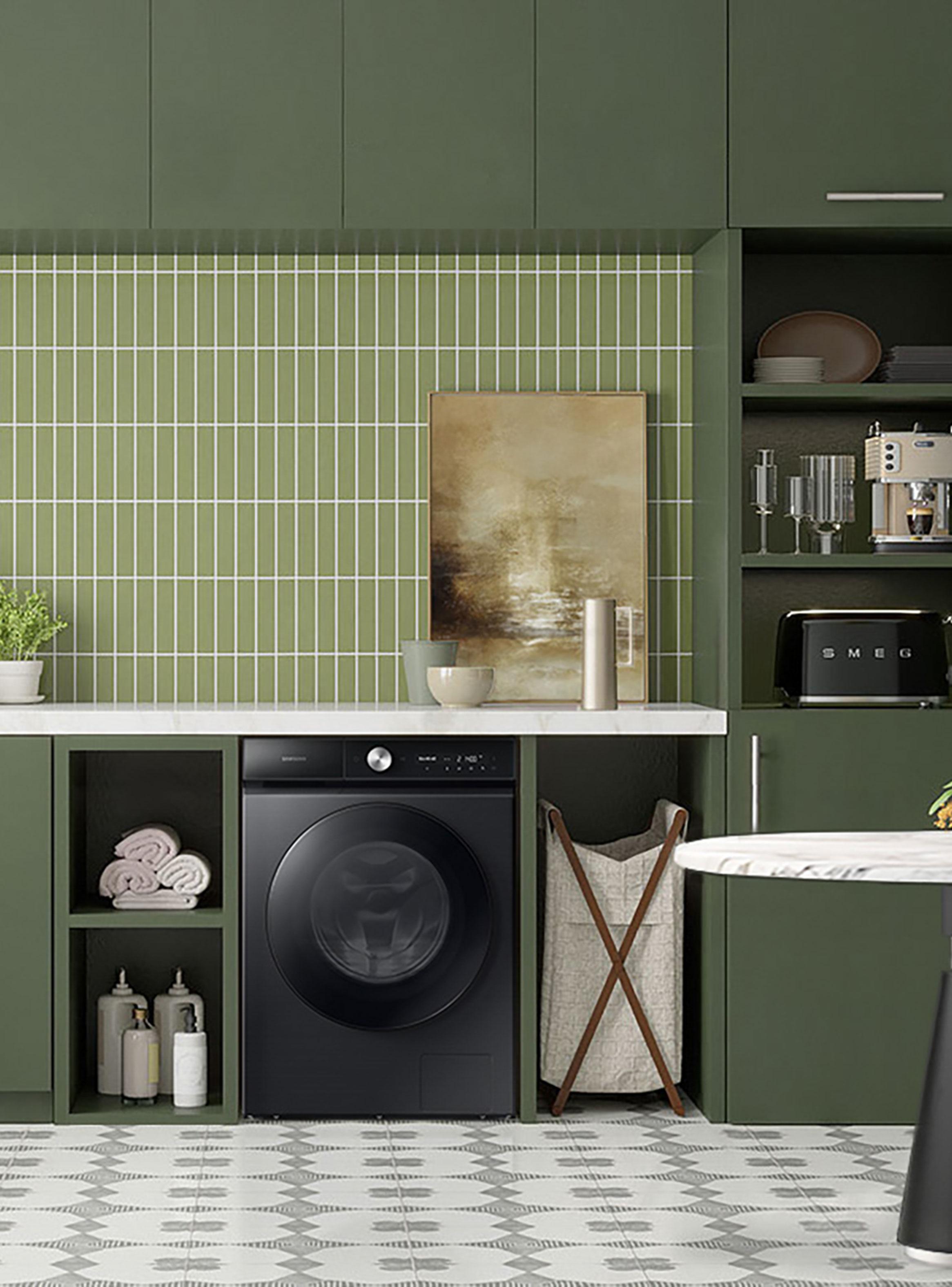 Lavadora-Secadora Bespoke 14/9 Kg con Inteligencia Artificial en EcoBubble WD14BB904DGBZS-3