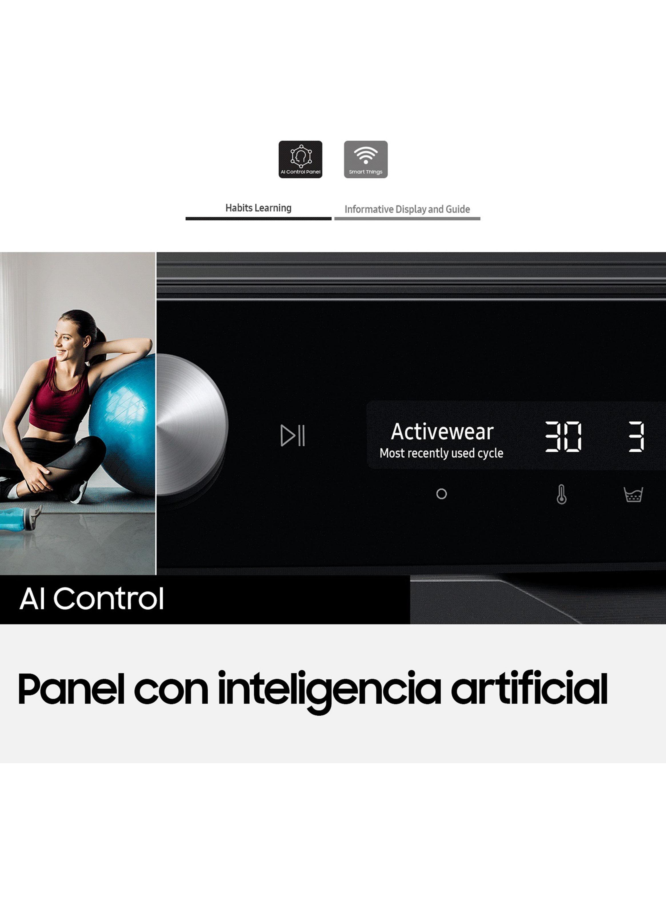 Lavadora-Secadora Bespoke 14/9 Kg con Inteligencia Artificial en EcoBubble WD14BB904DGBZS-7