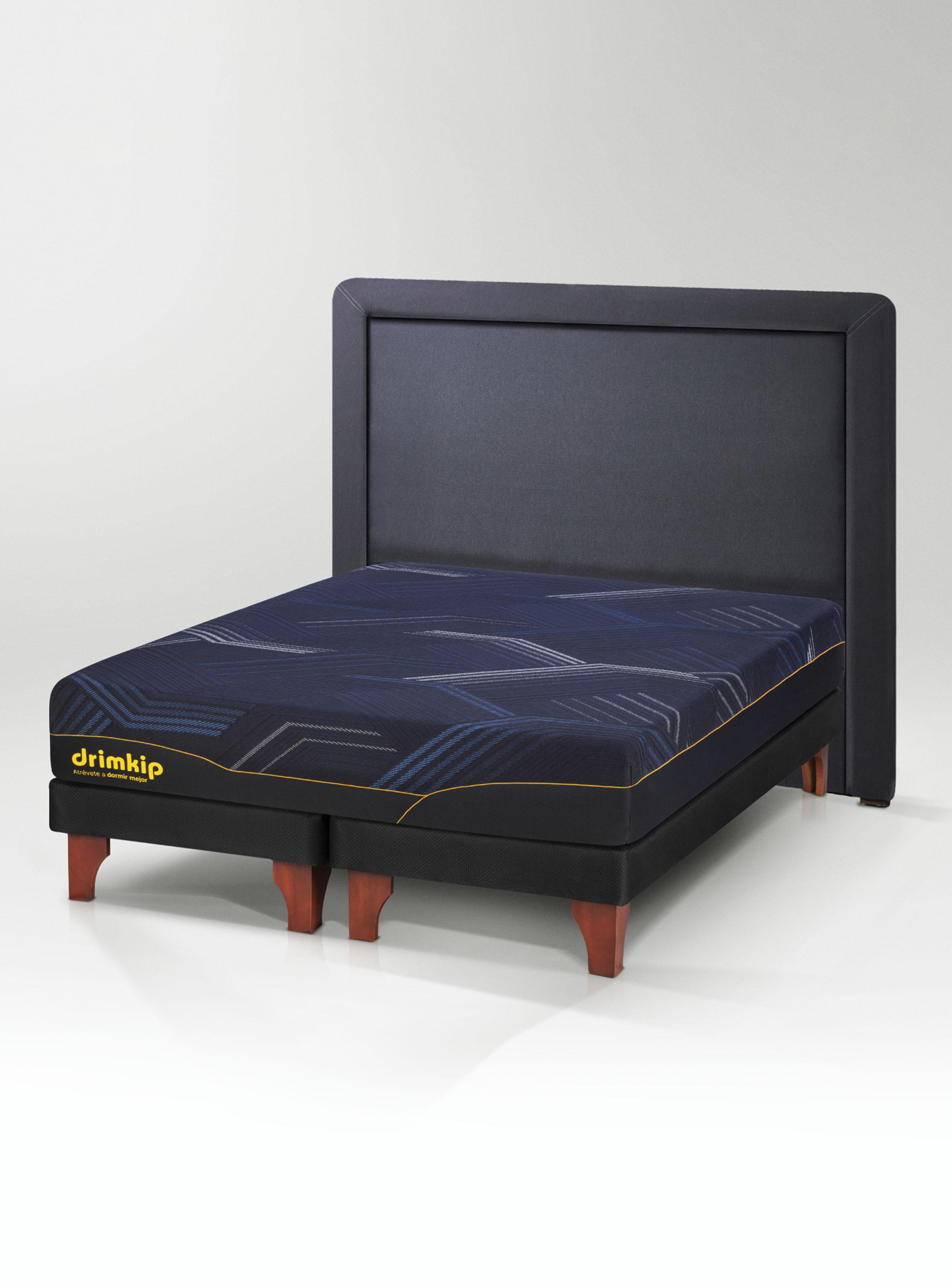 Cama Europea Híbrido Ultra 2 Plazas Plus + Respaldo-0