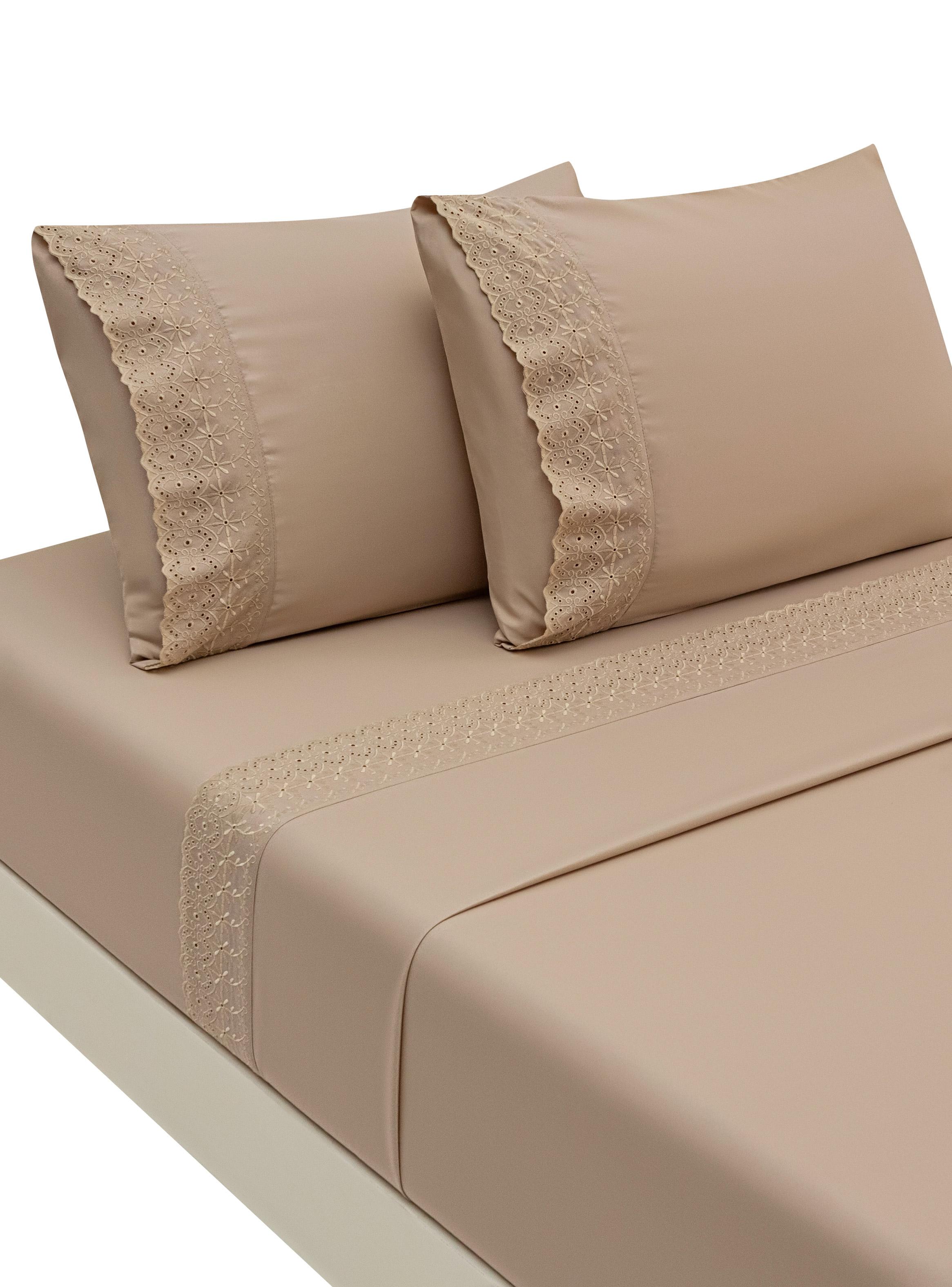 Sábanas King Microfibra Blonda-1