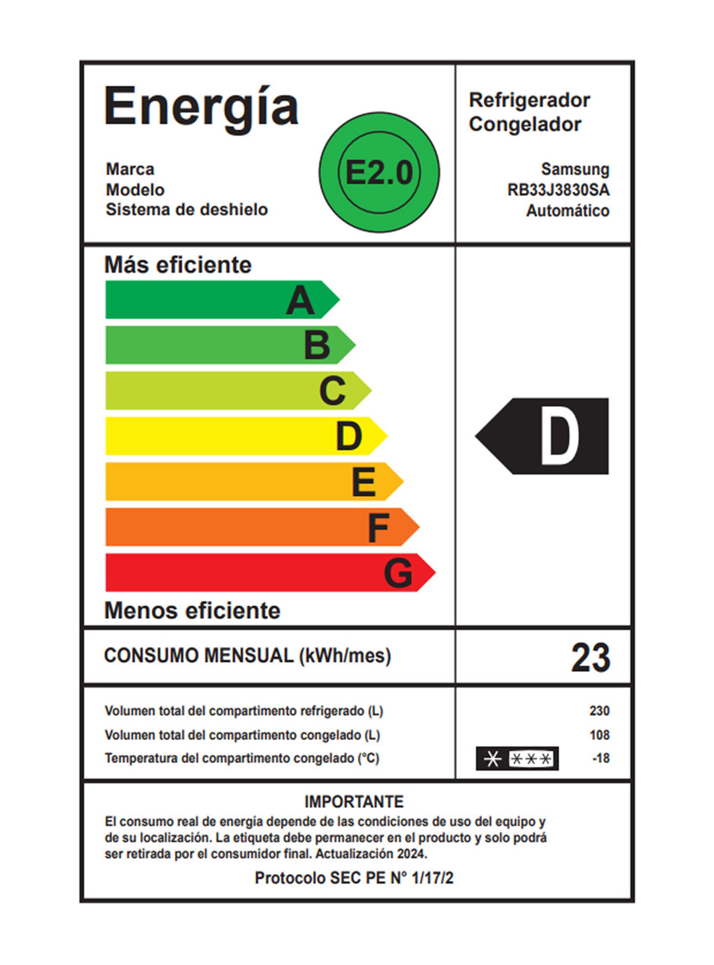 Refrigerador Bottom Mount Freezer 321 Litros No Frost RB33J3830SA/ZS Space Max-7