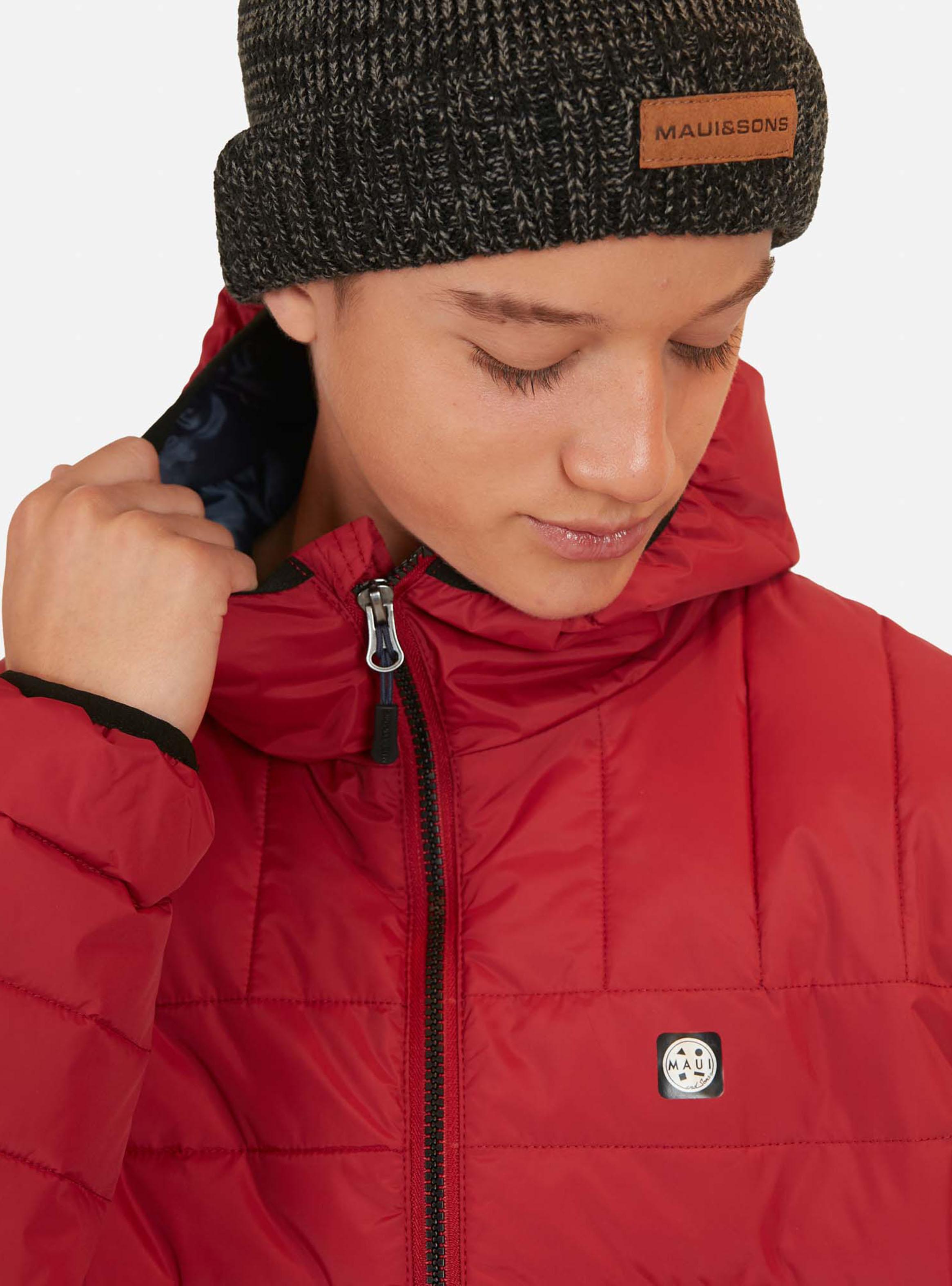 Parka Básica Roja Niño-2