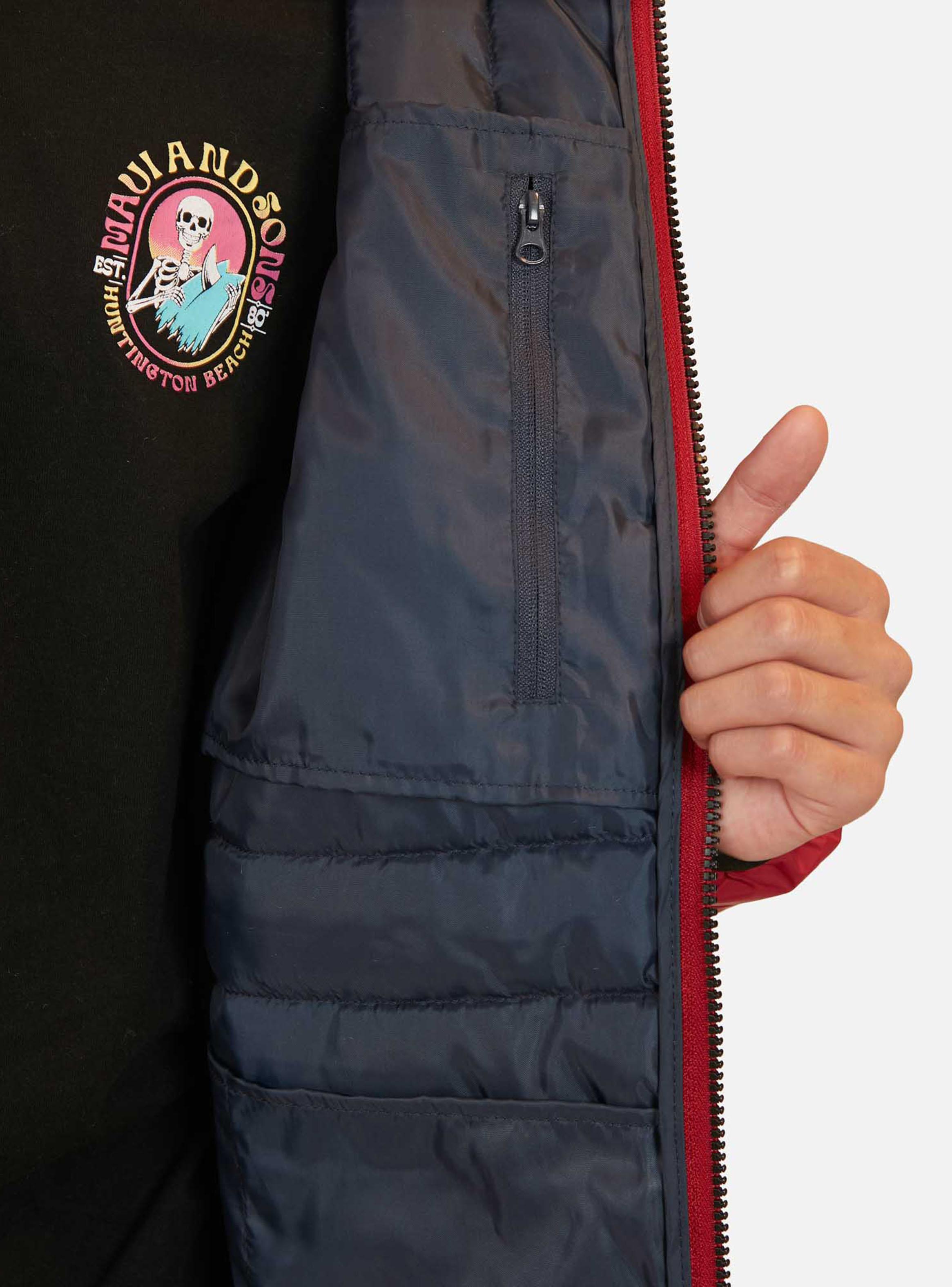 Parka Básica Roja Niño-3