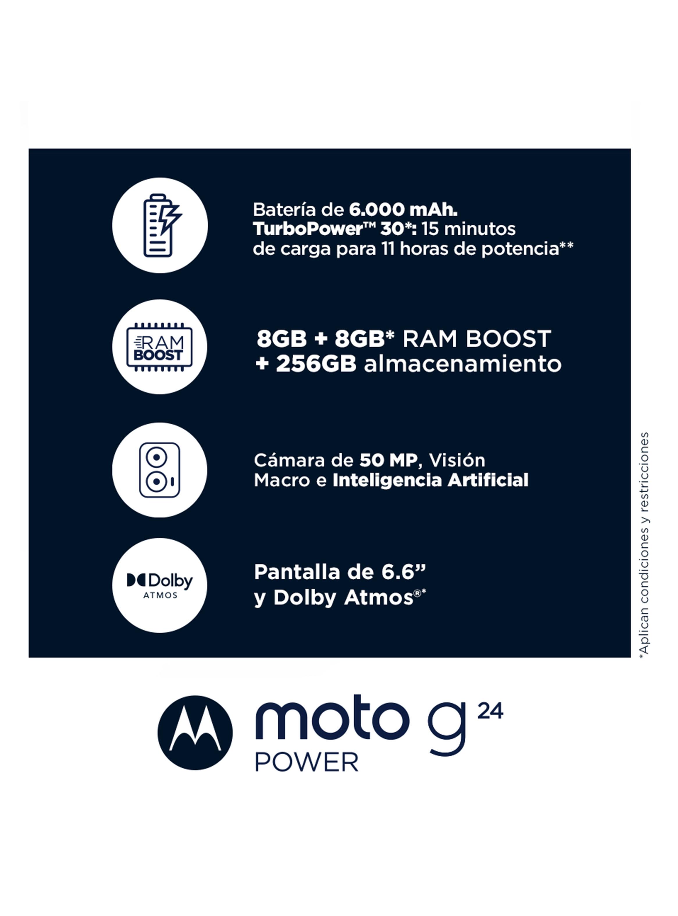 Smartphone Moto G24 Power Azul 256Gb-4